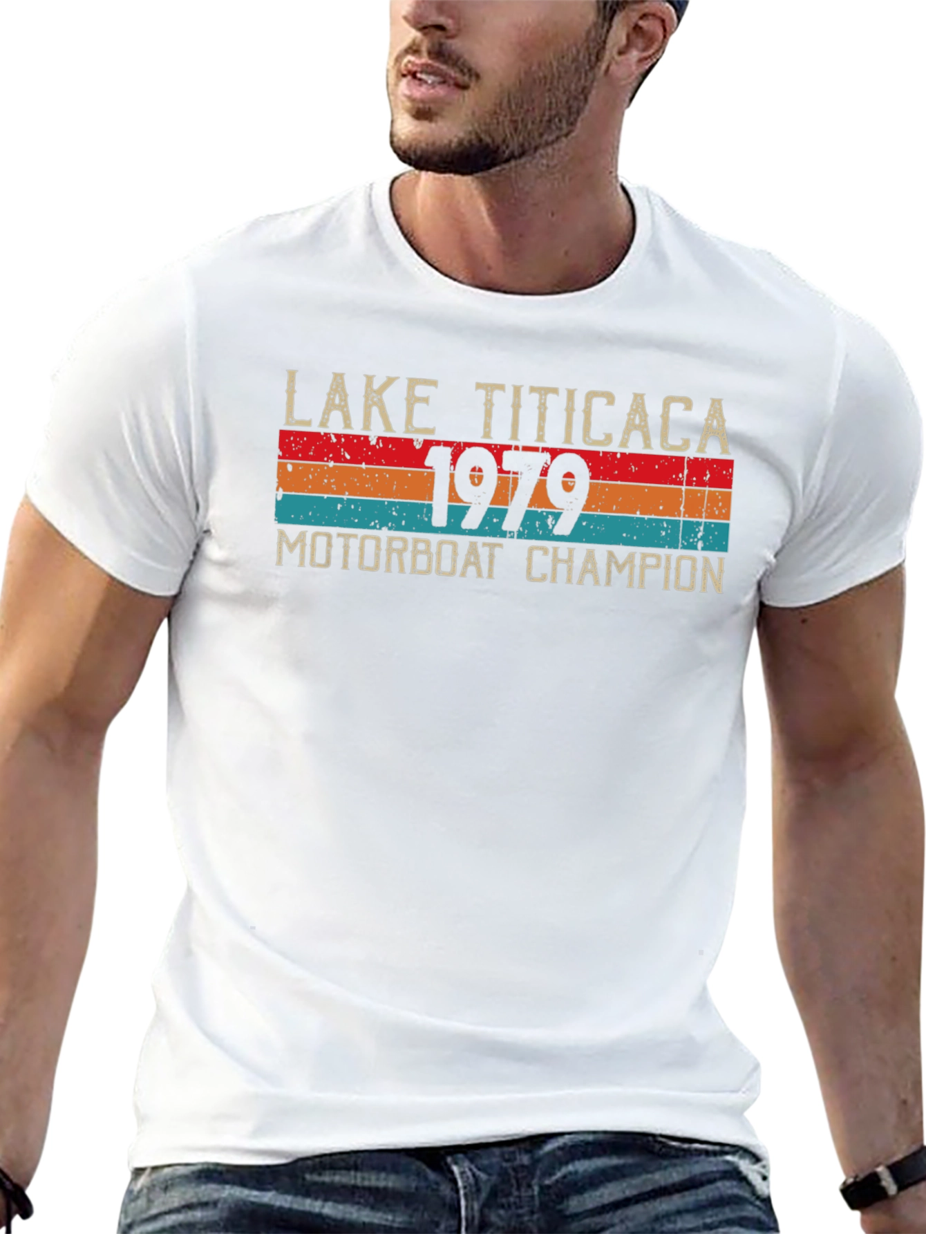 Lake Titicaca 1979 Motorboat Champion T-Shirt