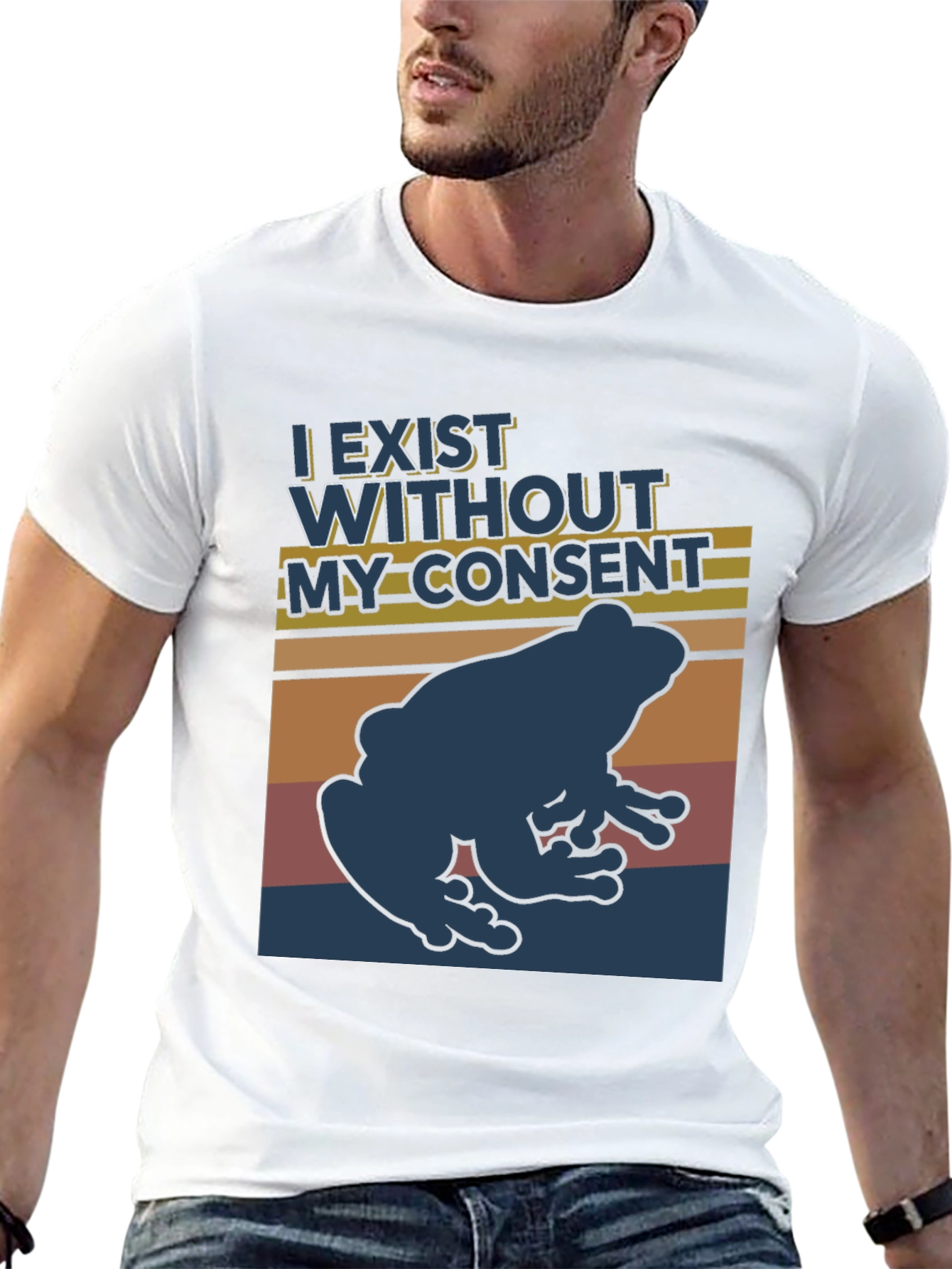 I Exist Without My Consent Frog T-Shirt