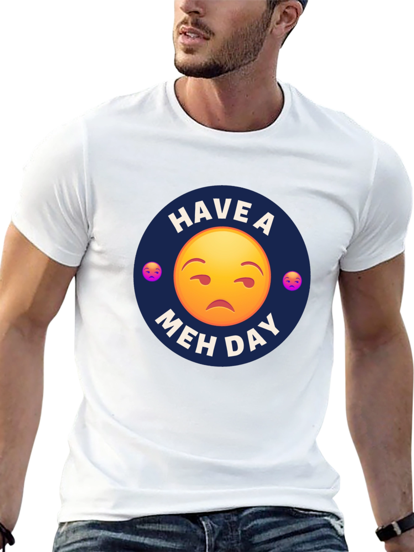 Have a Meh Day T-Shirt - Unisex Black Tee