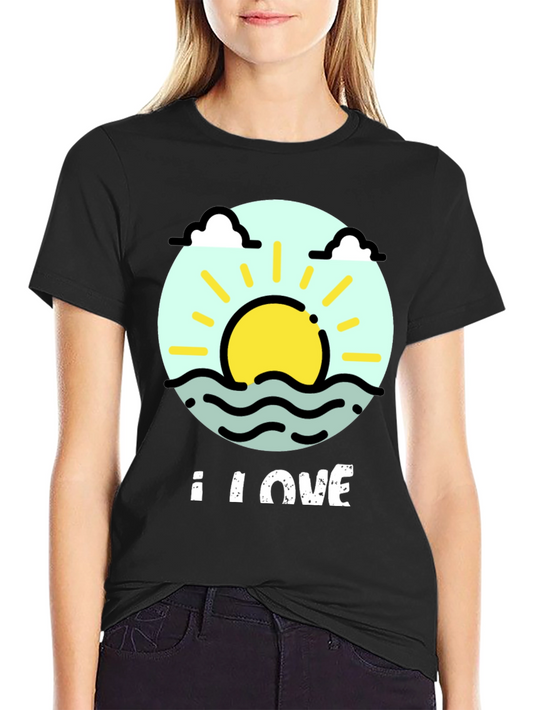 I Love The Sun T-Shirt - Summer Beach Tee