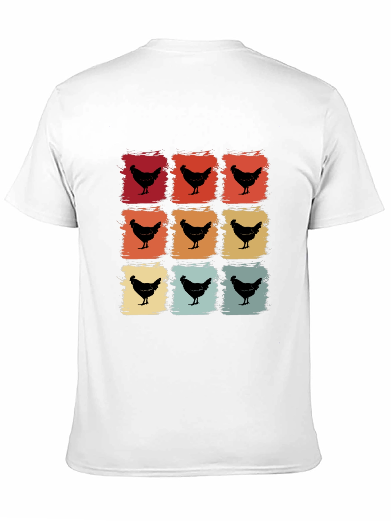 Retro Chicken Graphic Tee - Farm Animal Lovers Gift