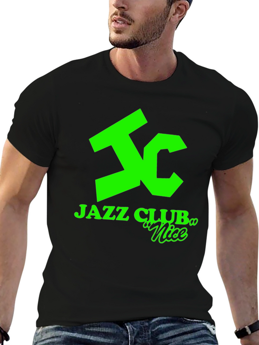 Jazz Club Nice T-Shirt - Graphic Print Tee