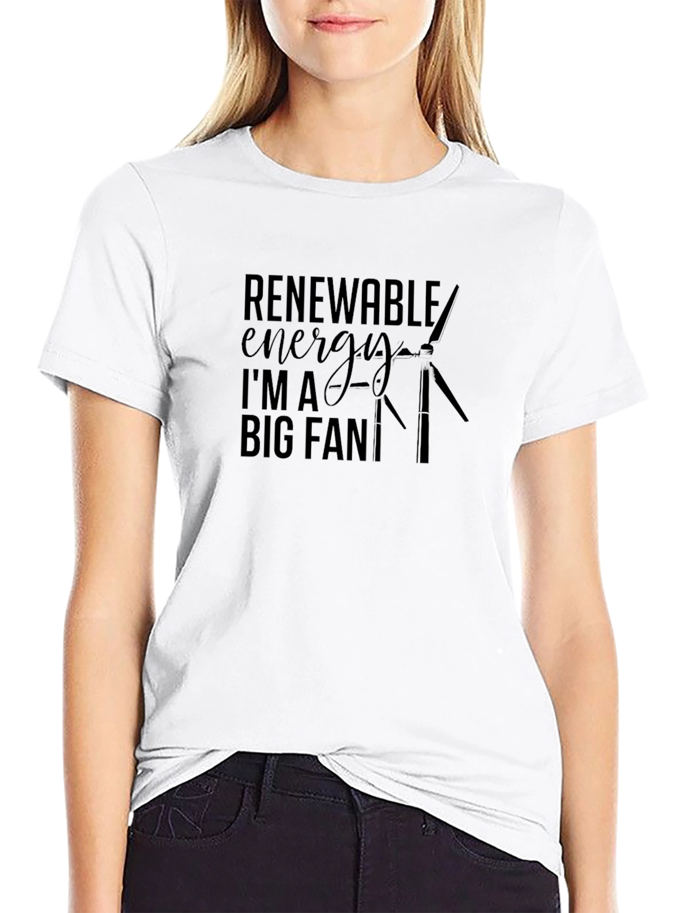 Renewable Energy Big Fan Graphic T-Shirt