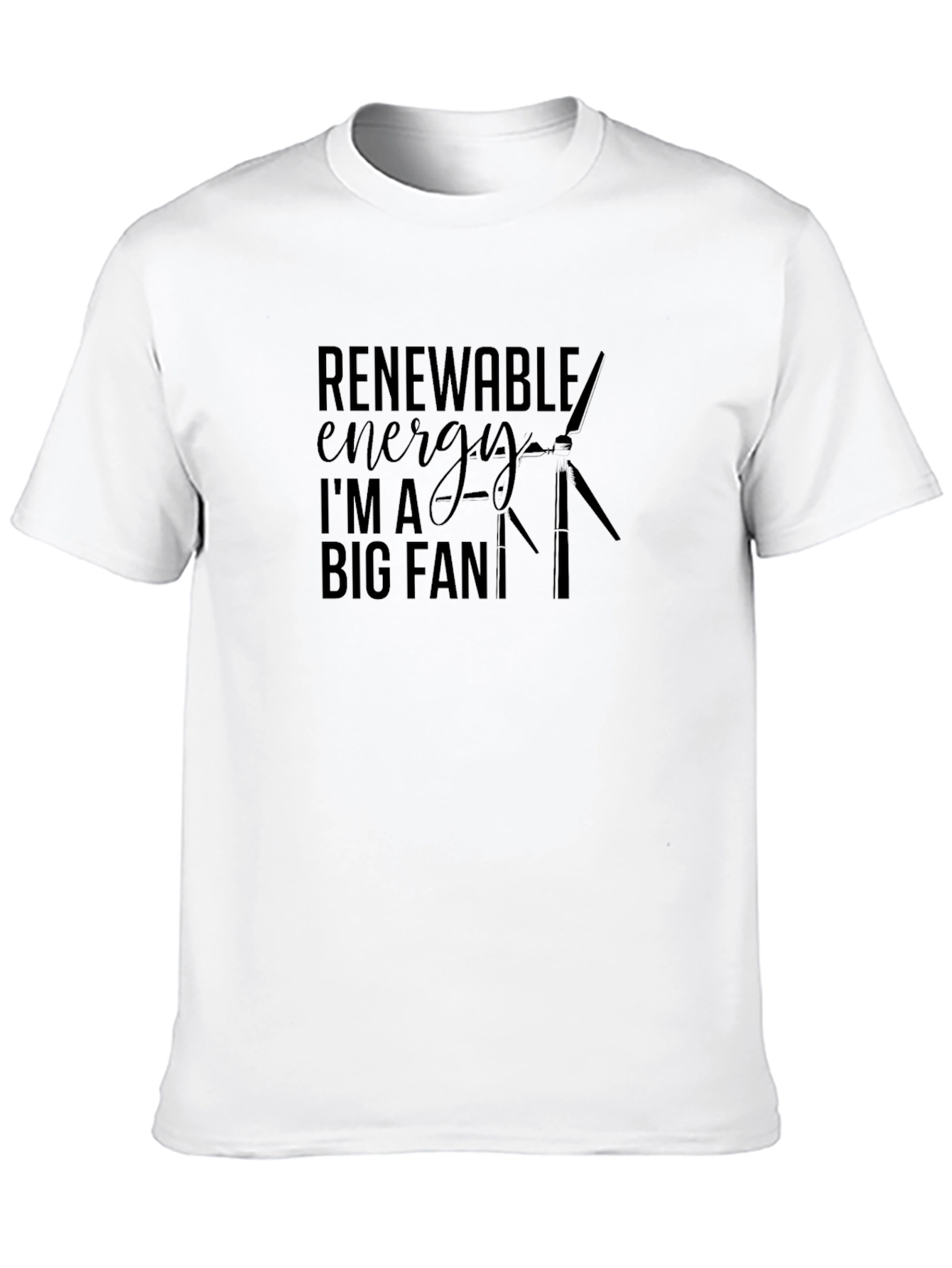 Renewable Energy Big Fan Graphic T-Shirt