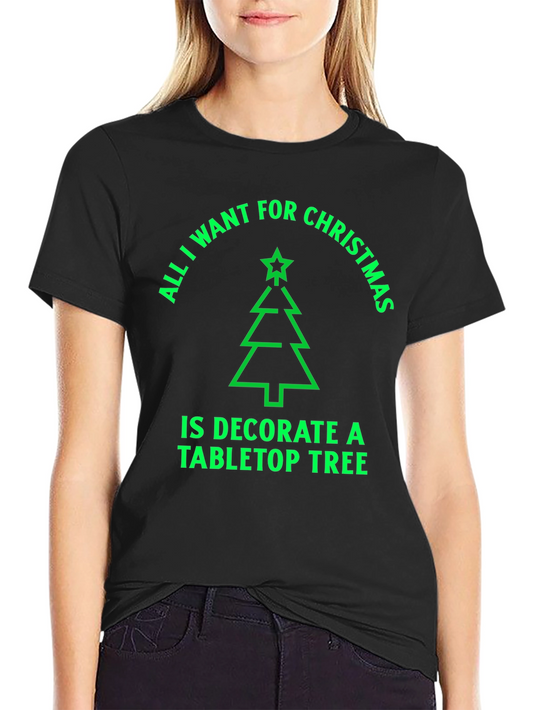 Christmas Tabletop Tree T-Shirt