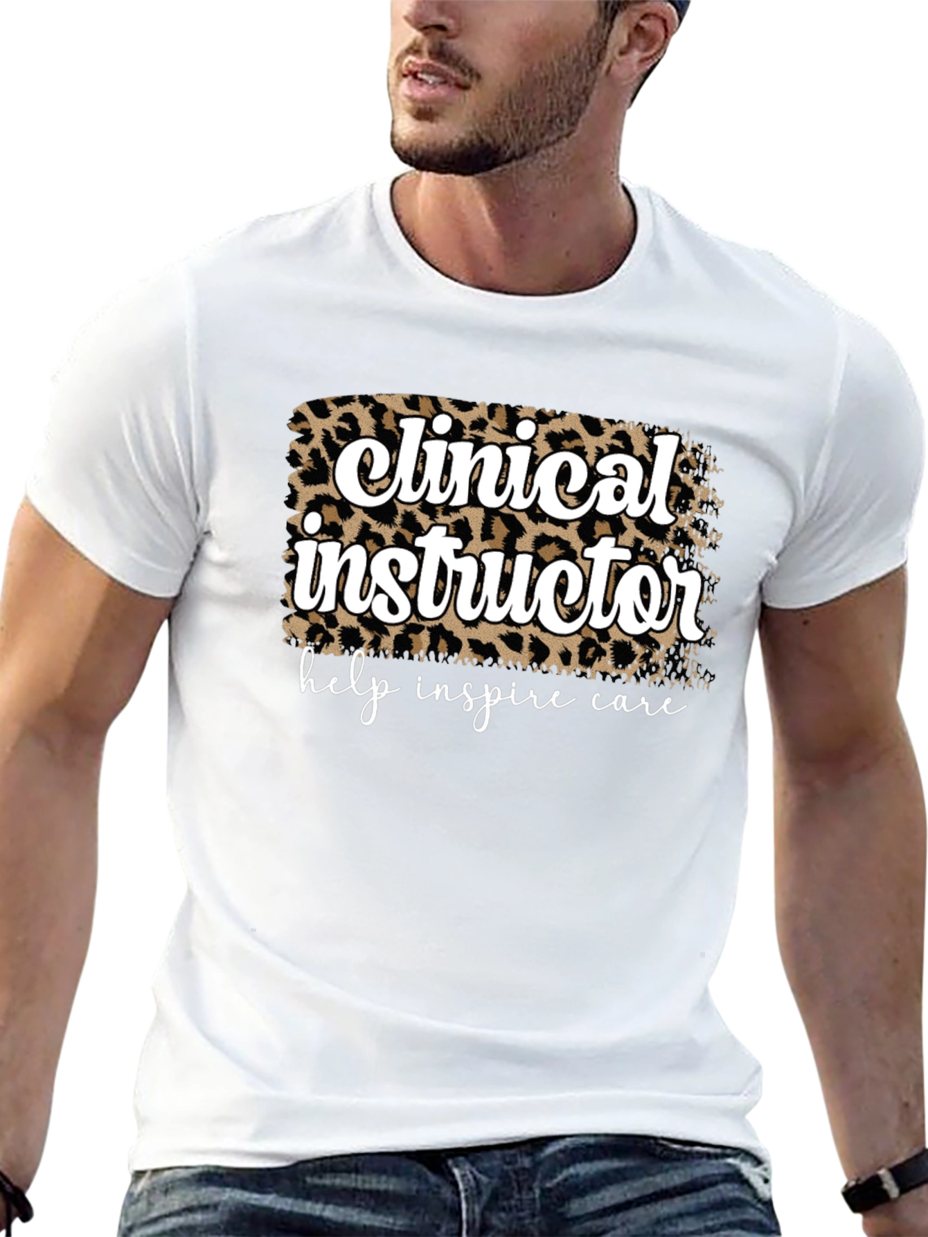 Clinical Instructor Leopard Print T-Shirt