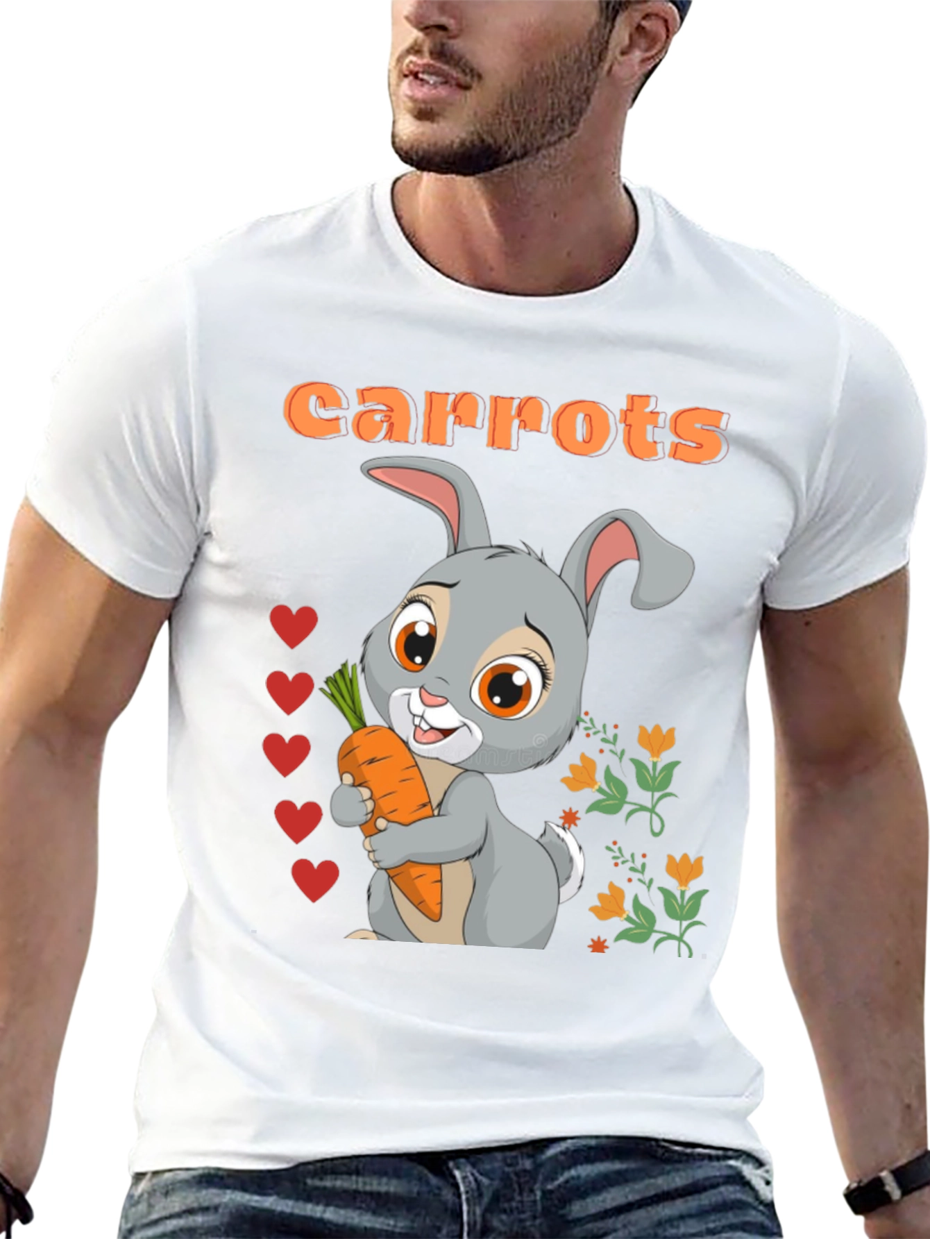 Cute Bunny Carrot T-Shirt