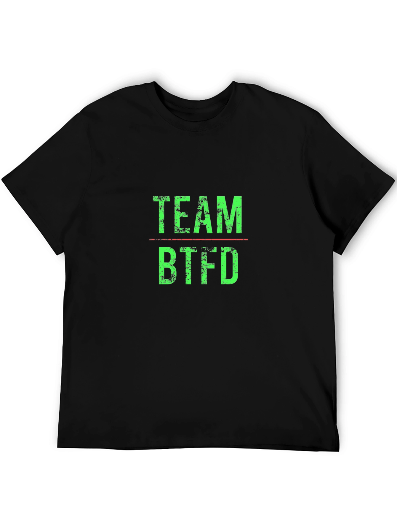 Team BTFD Graphic Tee - Trendy Black T-Shirt