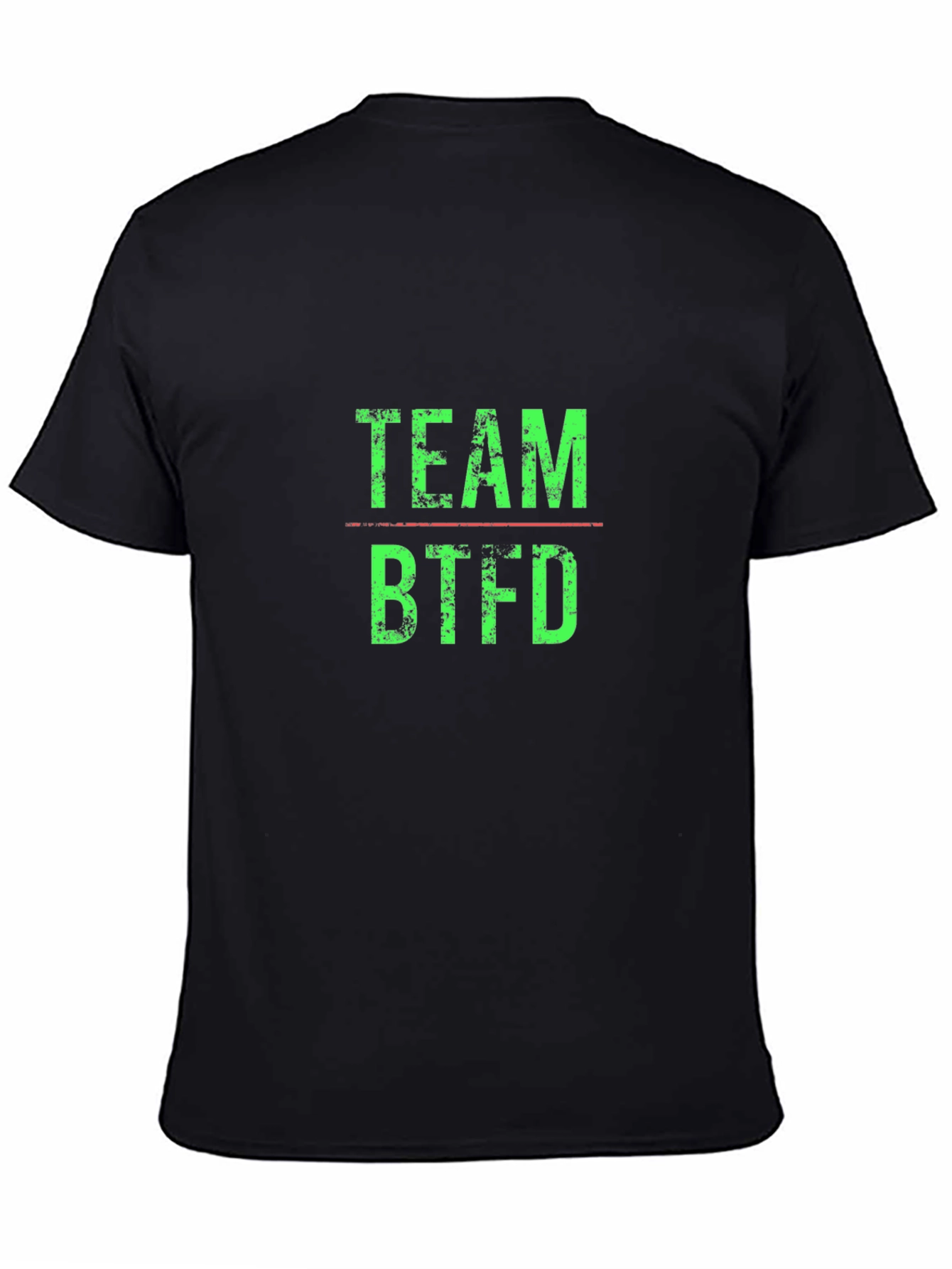 Team BTFD Graphic Tee - Trendy Black T-Shirt