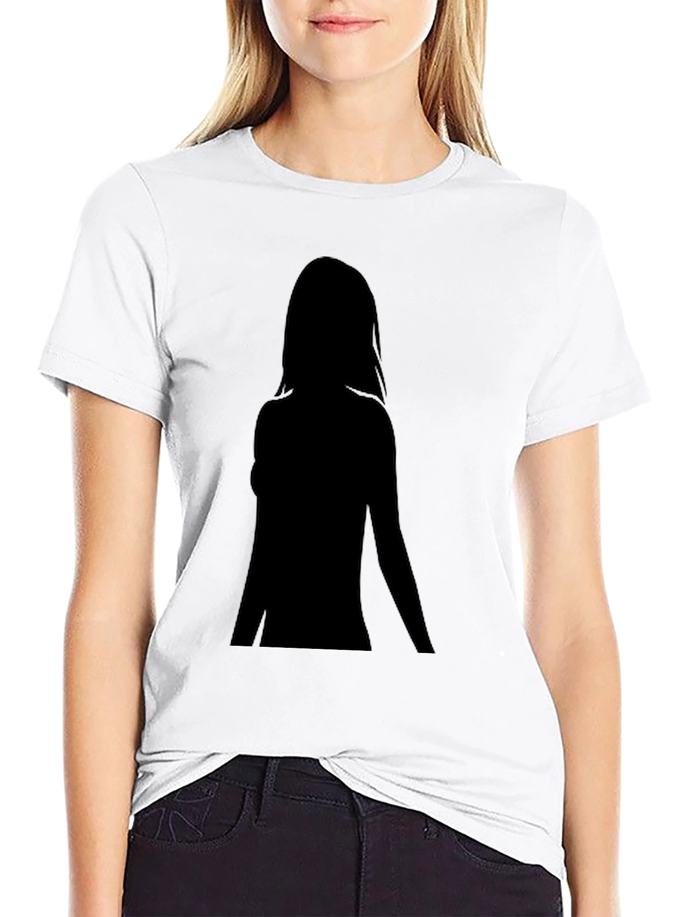 Silhouette Graphic Black T-Shirt - Unisex