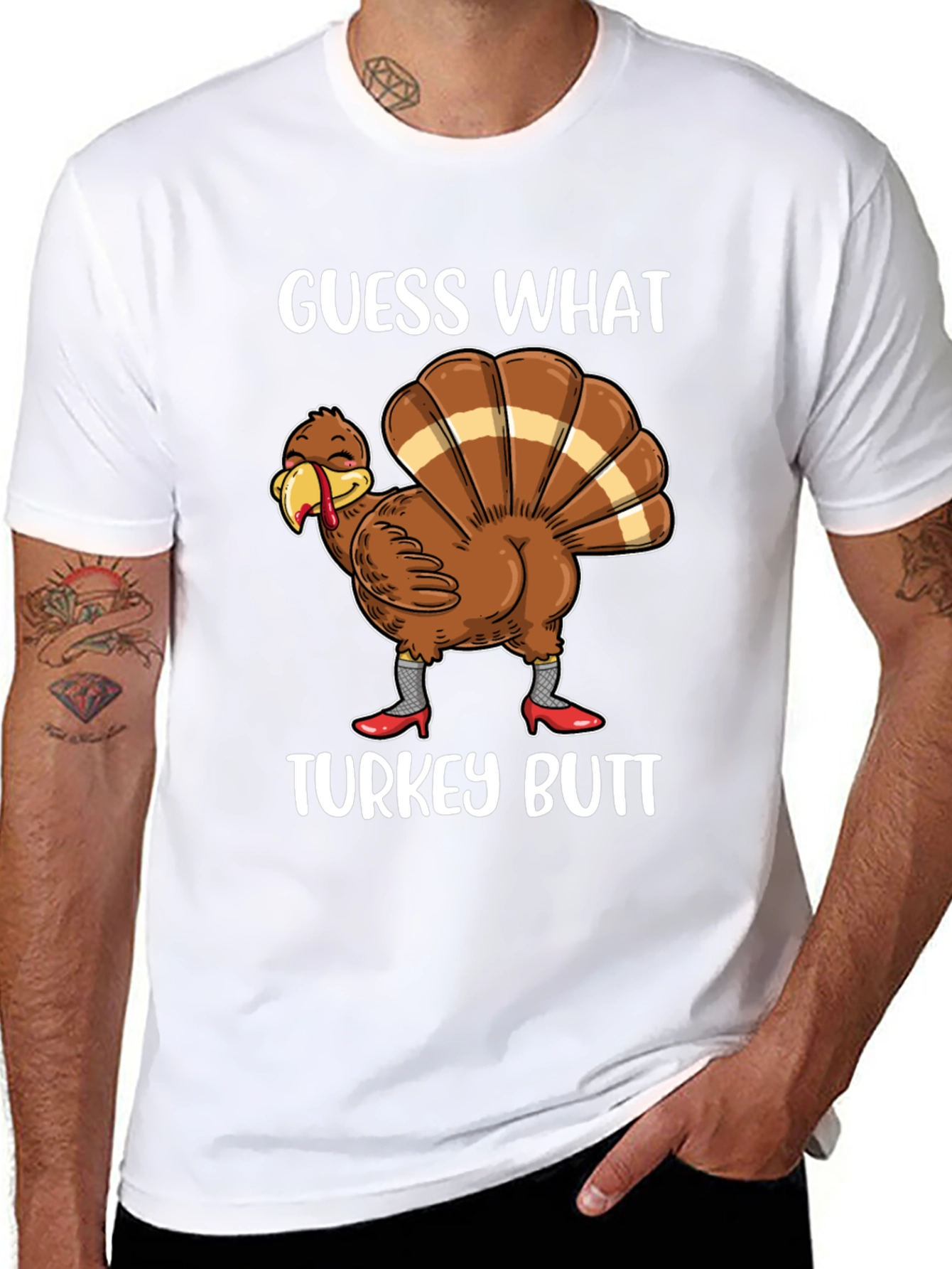 Guess What Turkey Butt Shirt