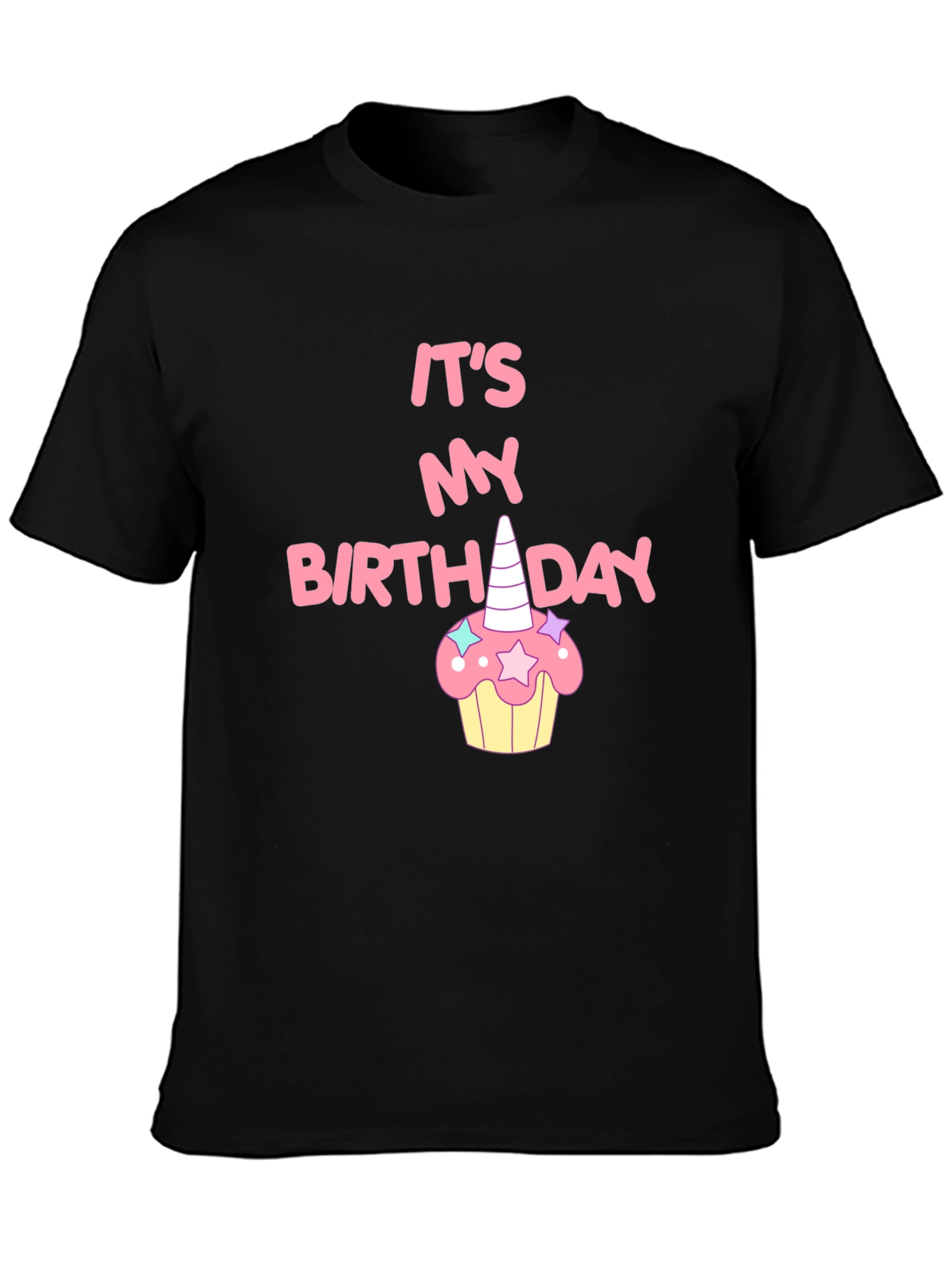 Its My Birthday Unicorn Cupcake T-Shirt