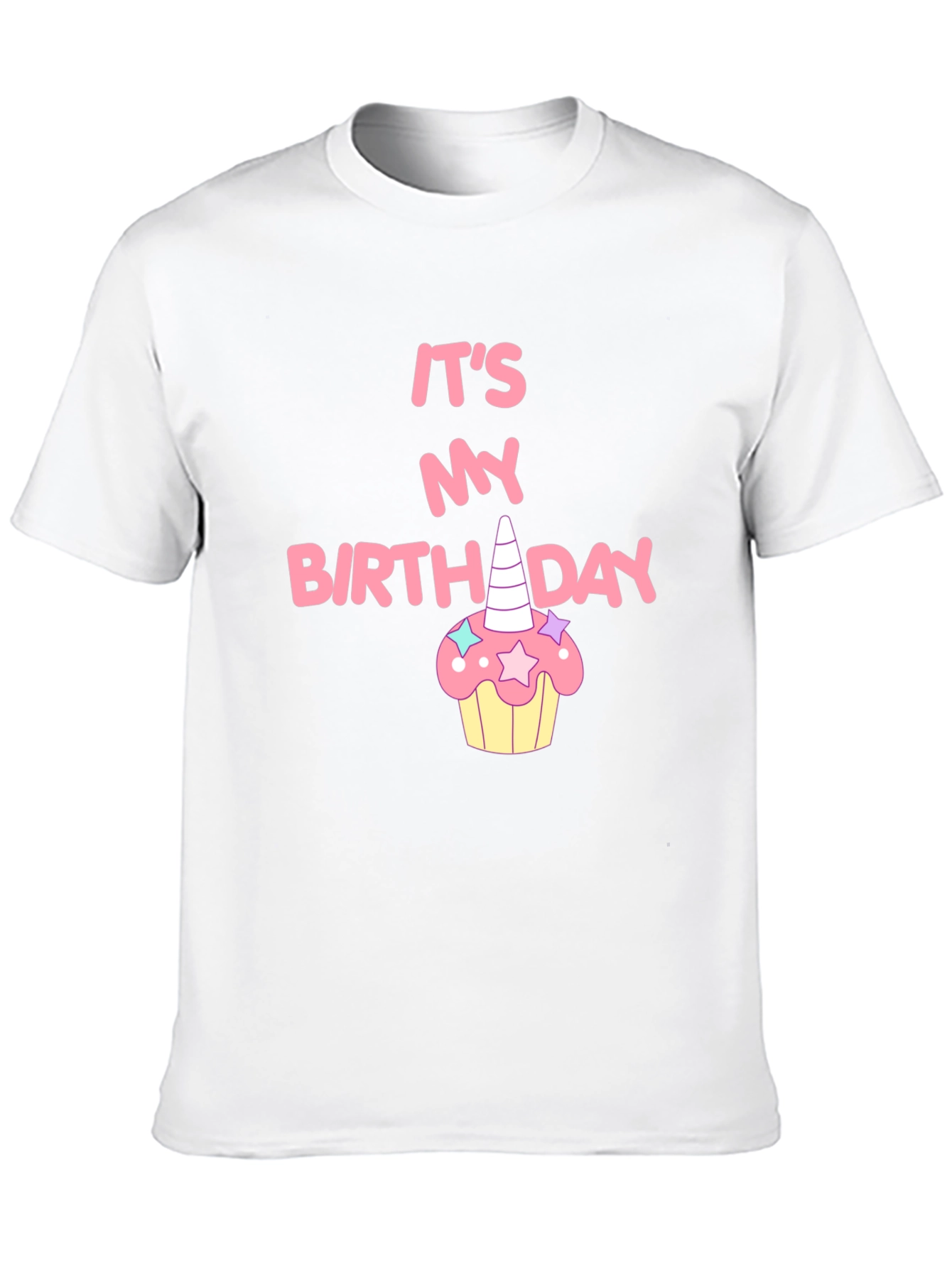 Its My Birthday Unicorn Cupcake T-Shirt