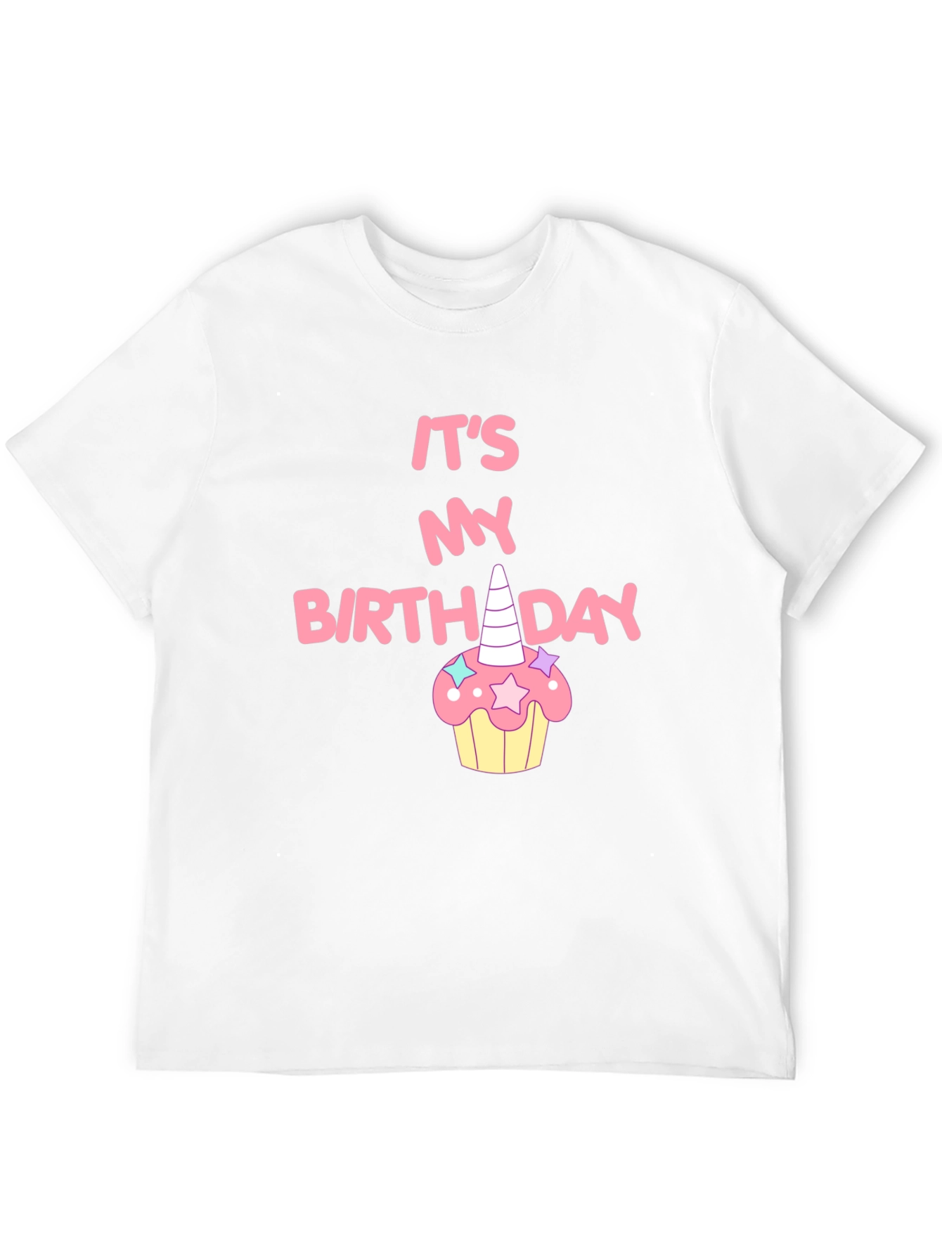 Its My Birthday Unicorn Cupcake T-Shirt