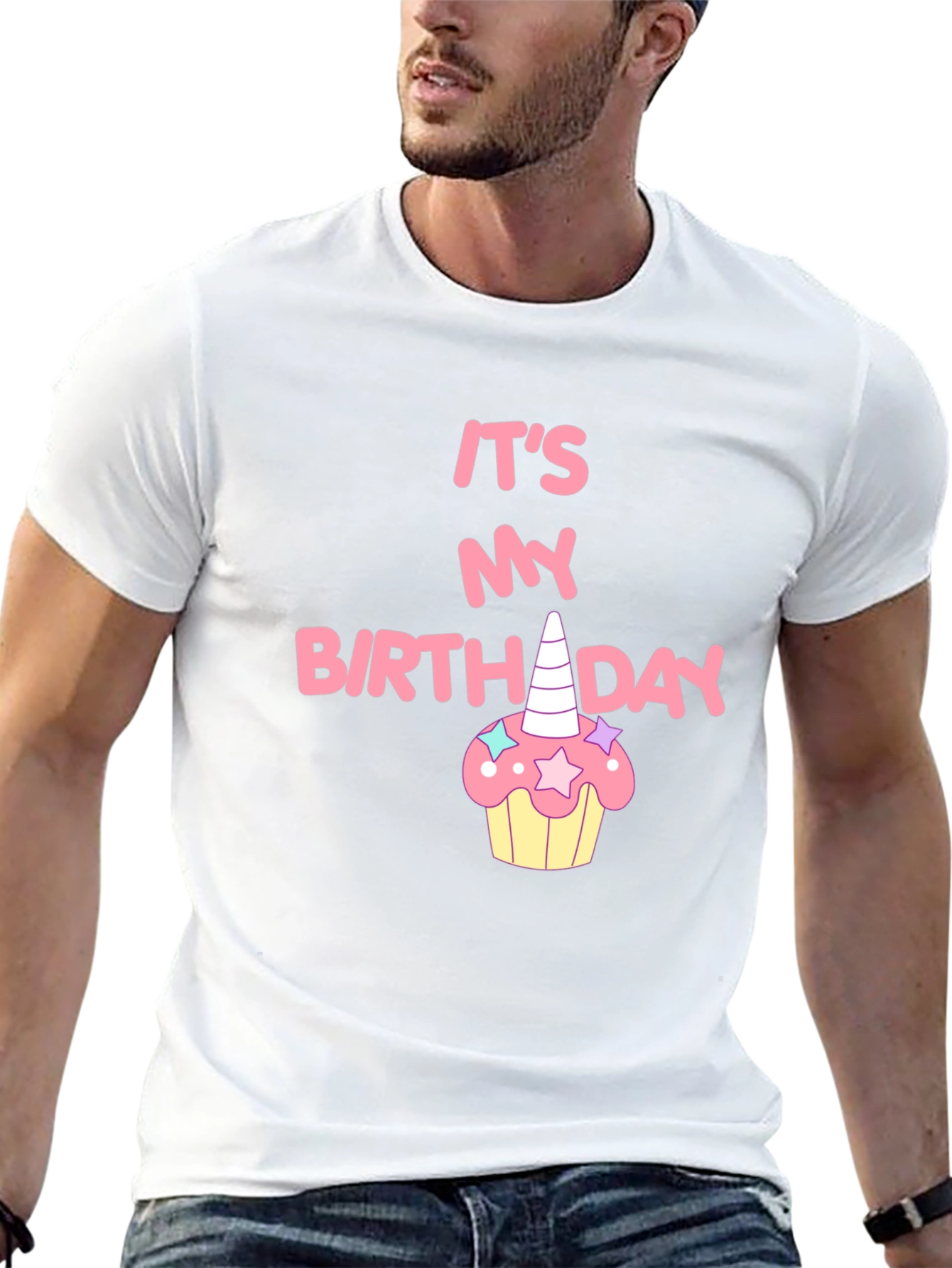 Its My Birthday Unicorn Cupcake T-Shirt