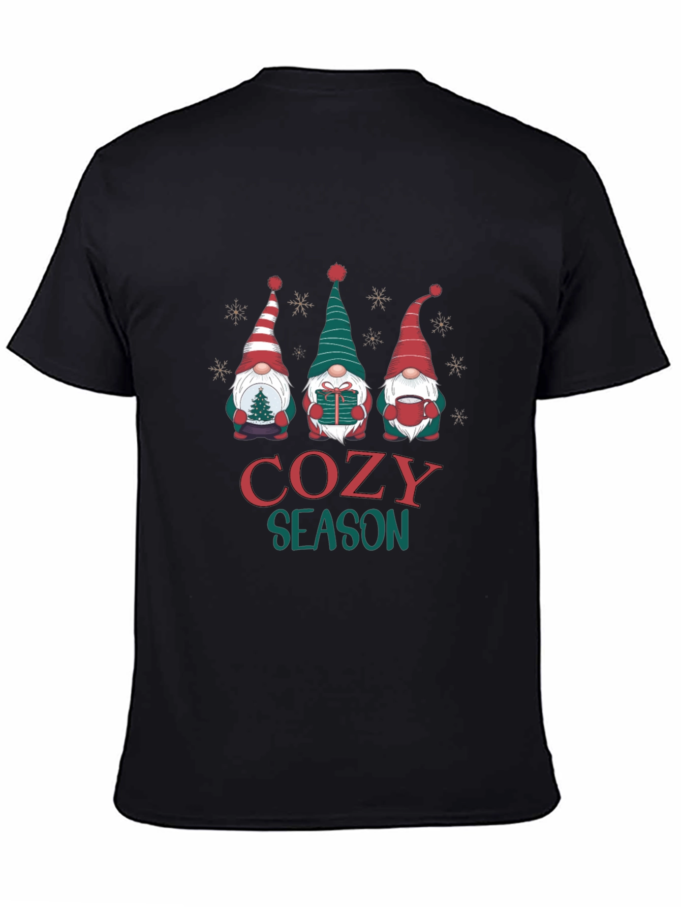 Cozy Season Gnome T-Shirt - Holiday Apparel