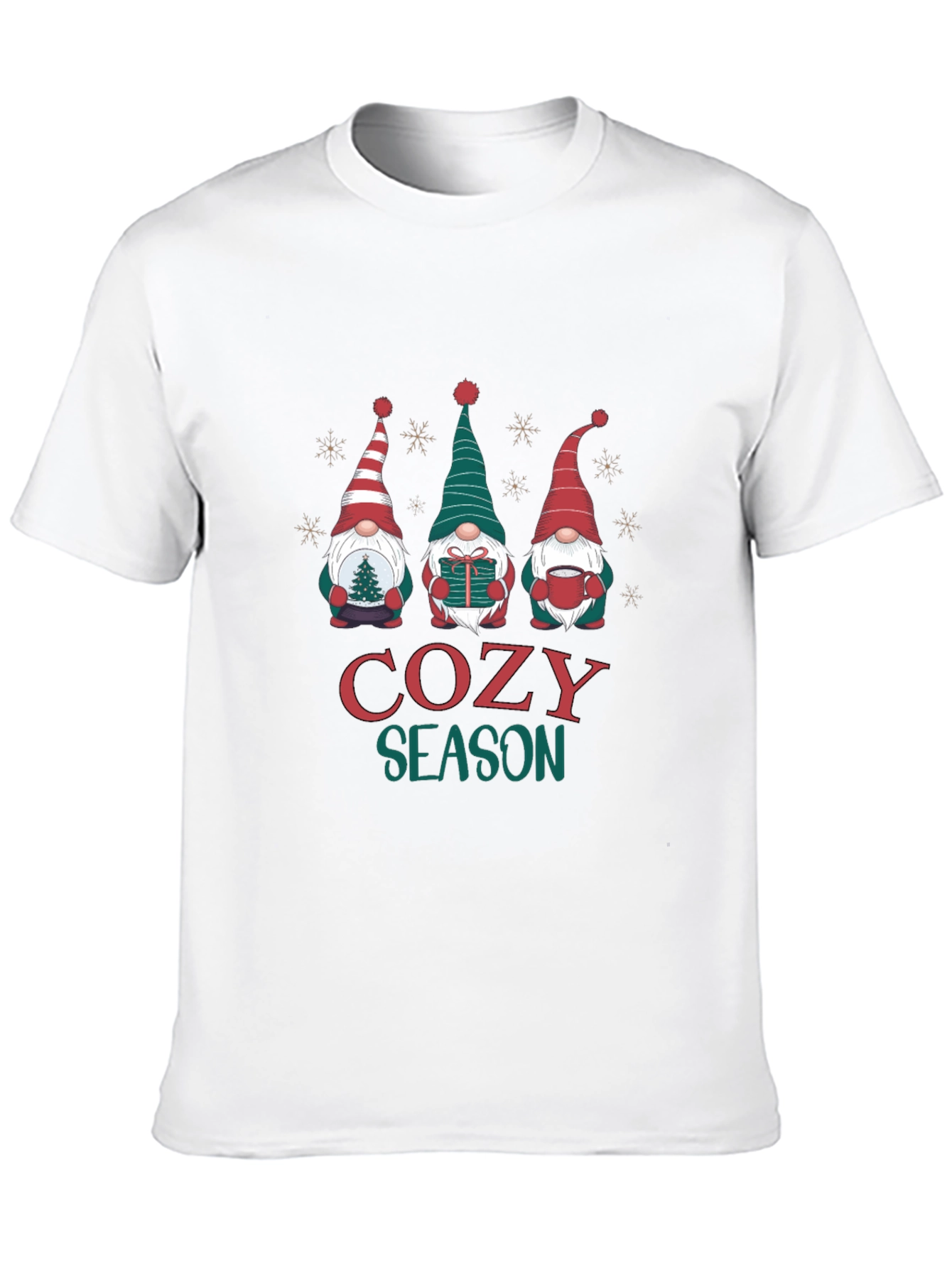 Cozy Season Gnome T-Shirt - Holiday Apparel