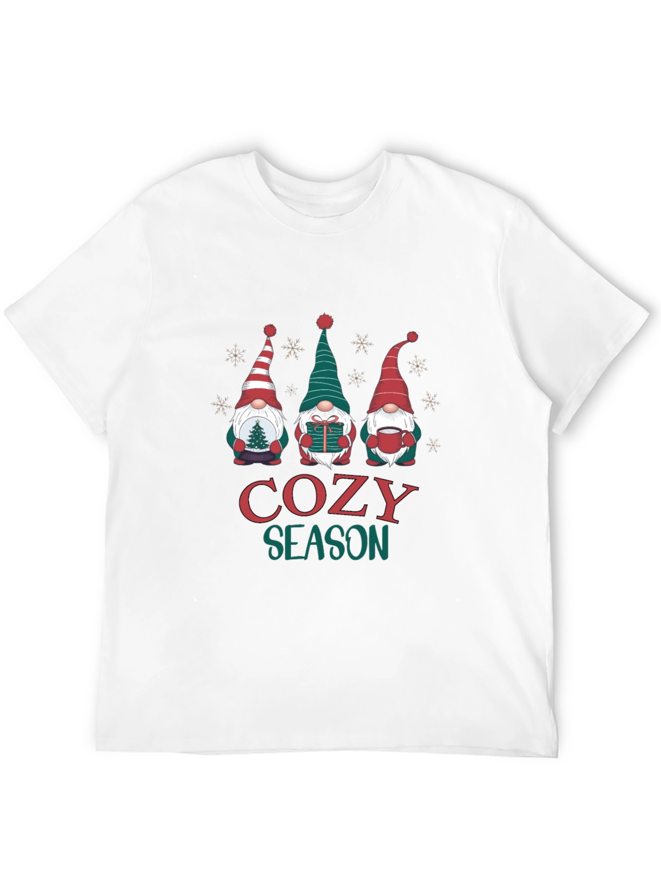 Cozy Season Gnome T-Shirt - Holiday Apparel