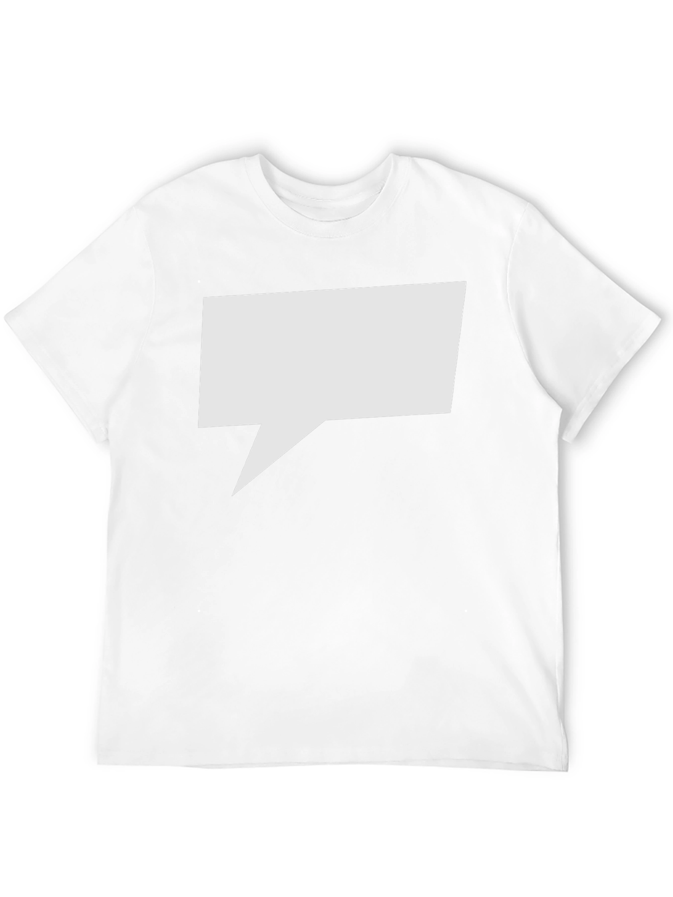 Speech Bubble Graphic Tee - Black