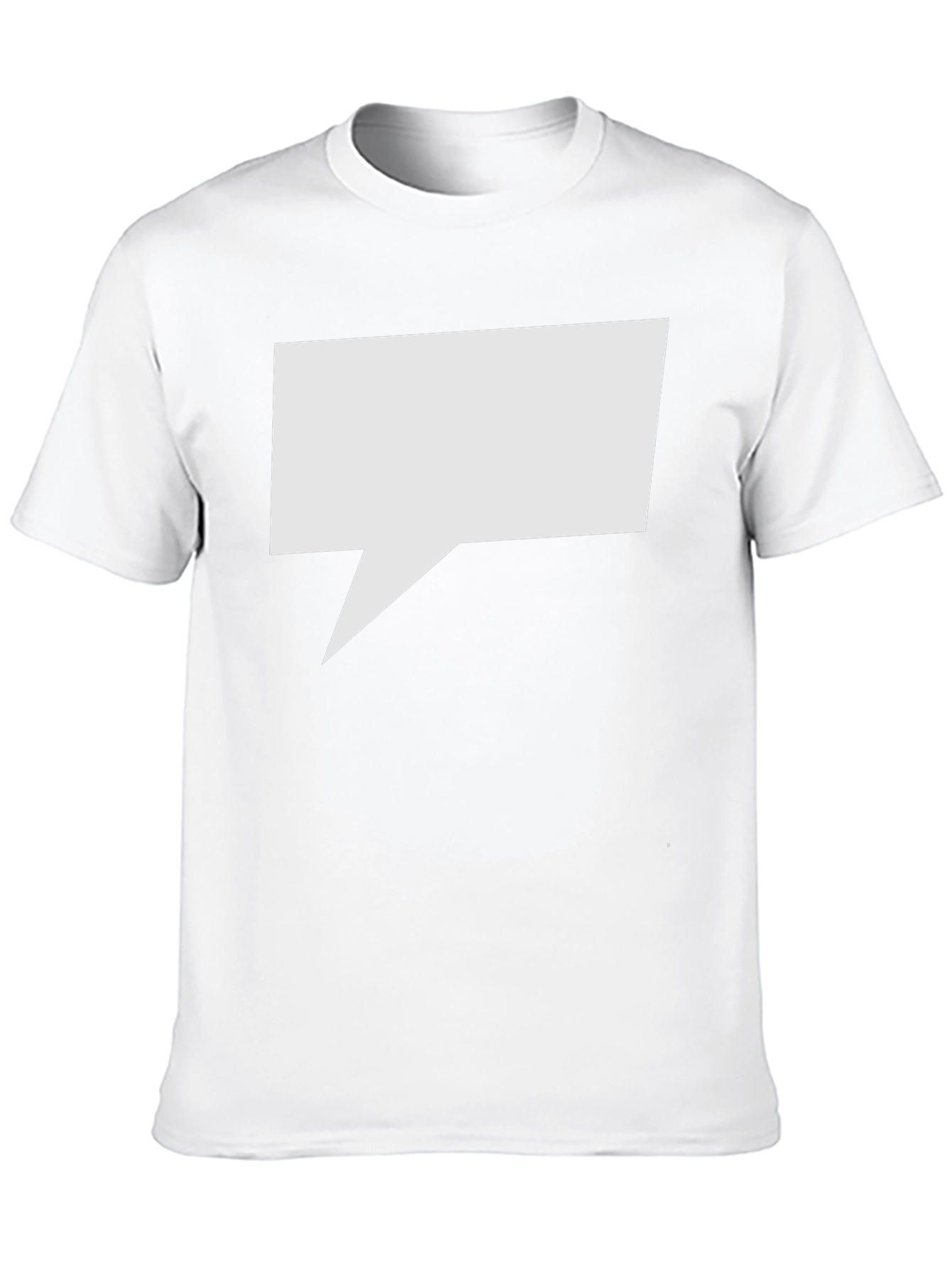 Speech Bubble Graphic Tee - Black