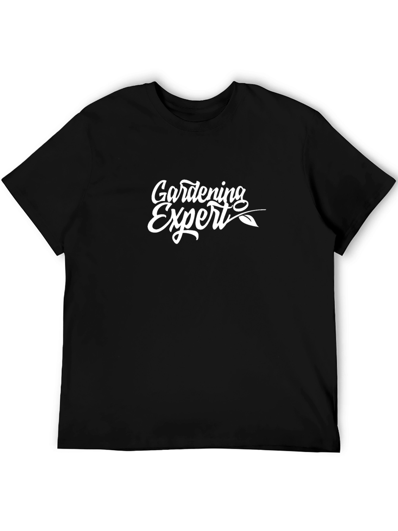 Gardening Expert T-Shirt - Black Cotton Tee