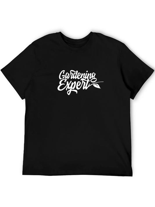 Gardening Expert T-Shirt - Black Cotton Tee