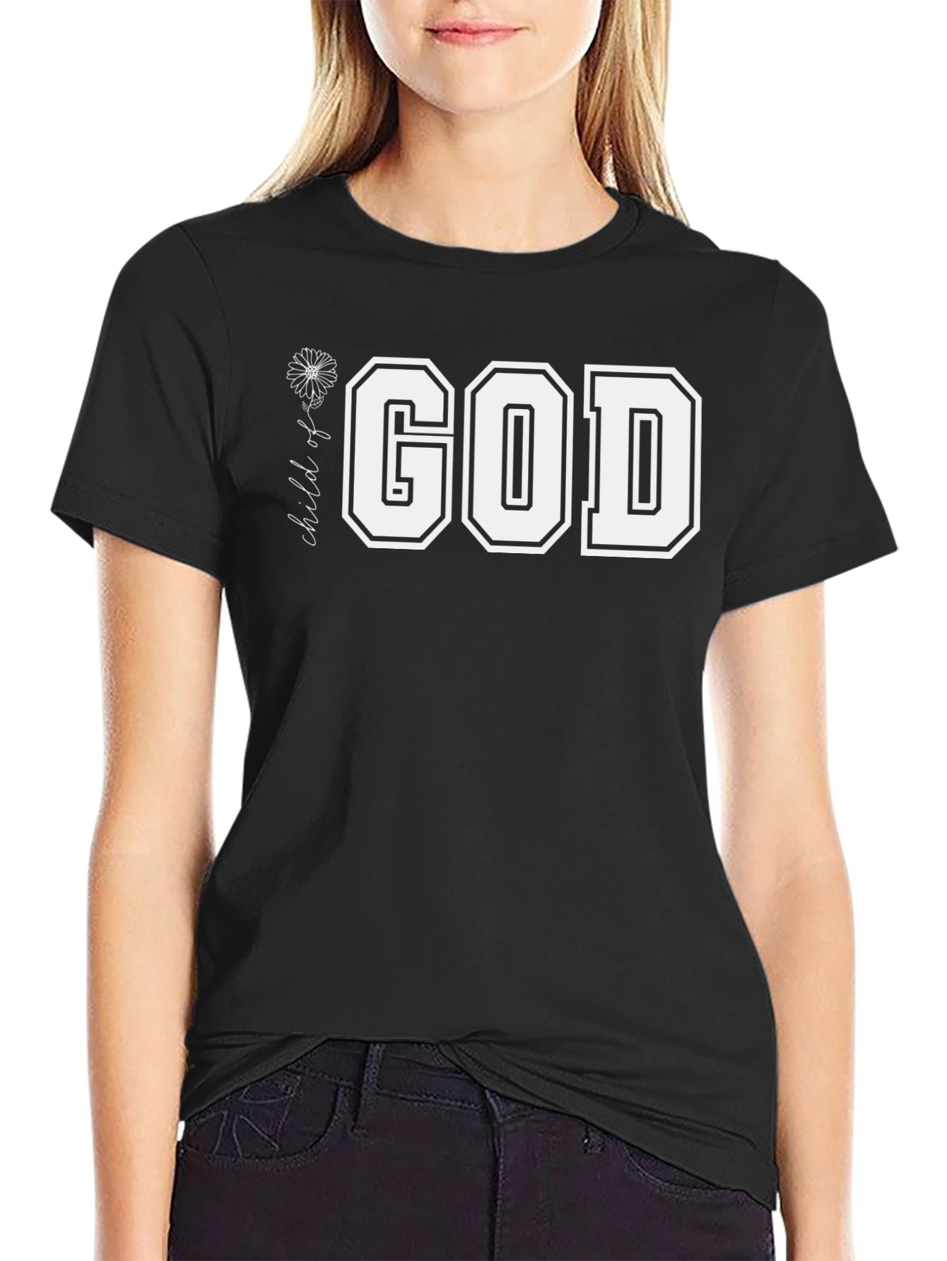 Child of God Black Christian T-Shirt