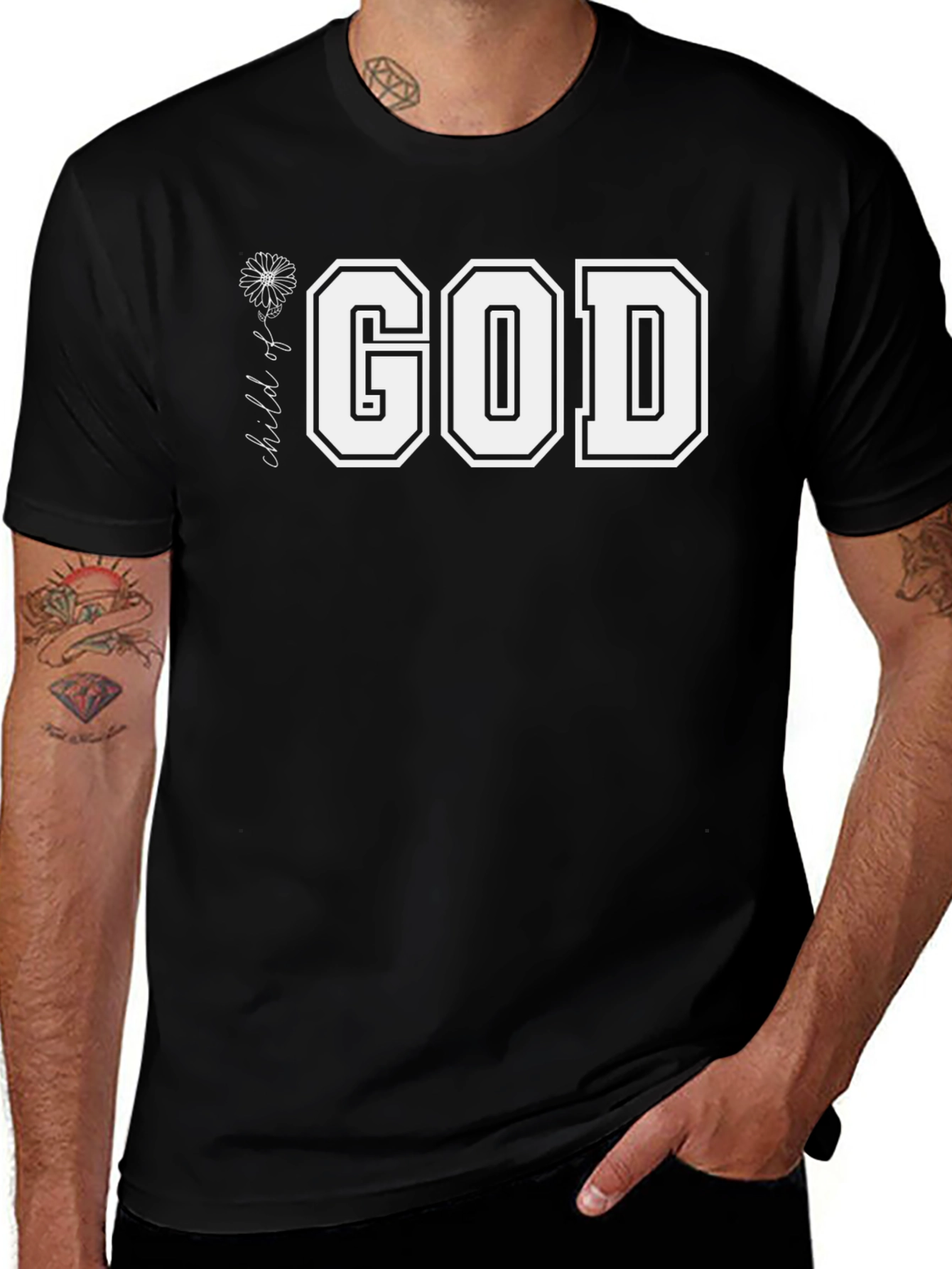 Child of God Black Christian T-Shirt