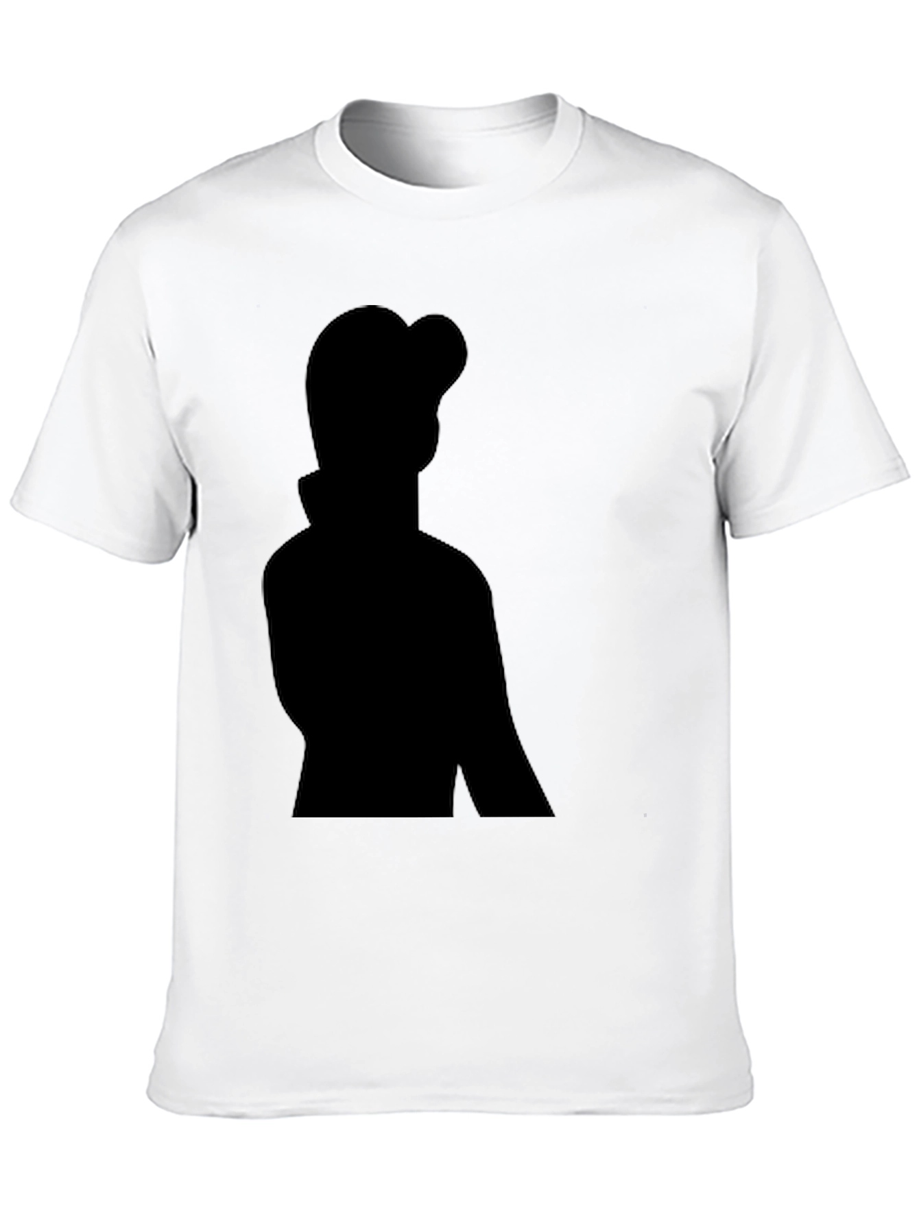 Black Silhouette Graphic Tee - Stylish Casual Wear