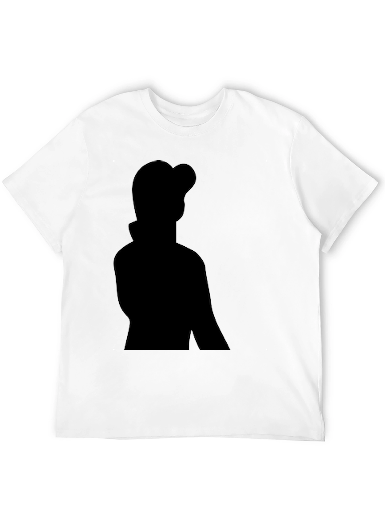 Black Silhouette Graphic Tee - Stylish Casual Wear