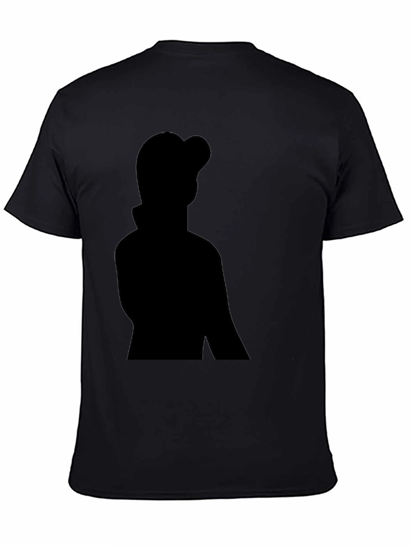 Black Silhouette Graphic Tee - Stylish Casual Wear