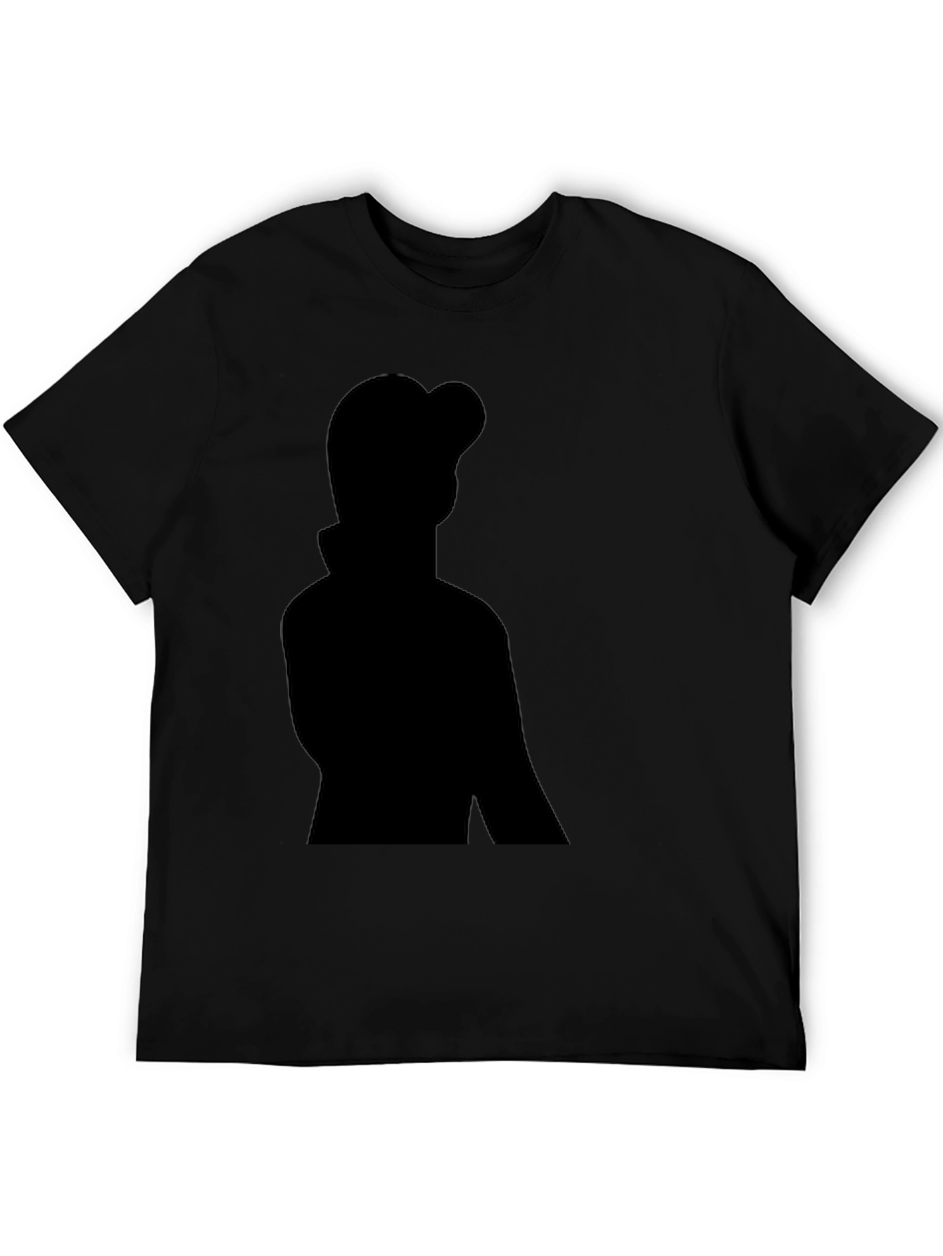 Black Silhouette Graphic Tee - Stylish Casual Wear
