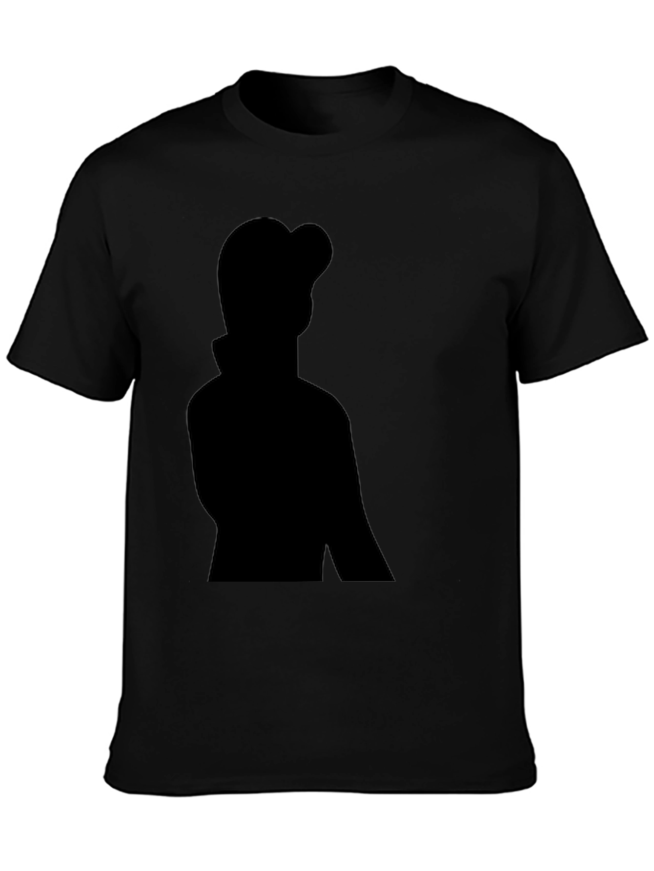 Black Silhouette Graphic Tee - Stylish Casual Wear