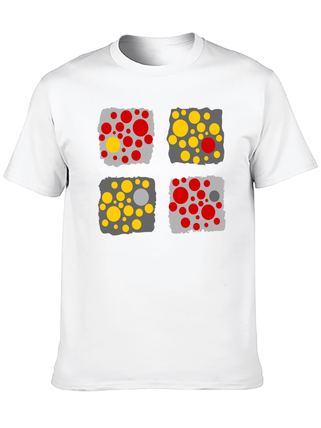 Modern Abstract Graphic Print Mens T-Shirt