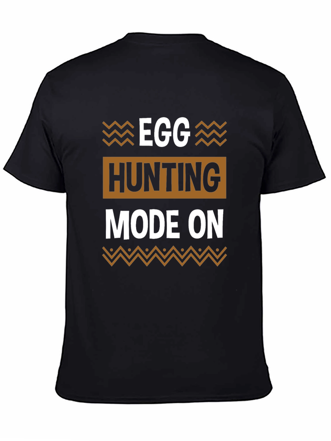 Egg Hunting Mode On Black Graphic Tee