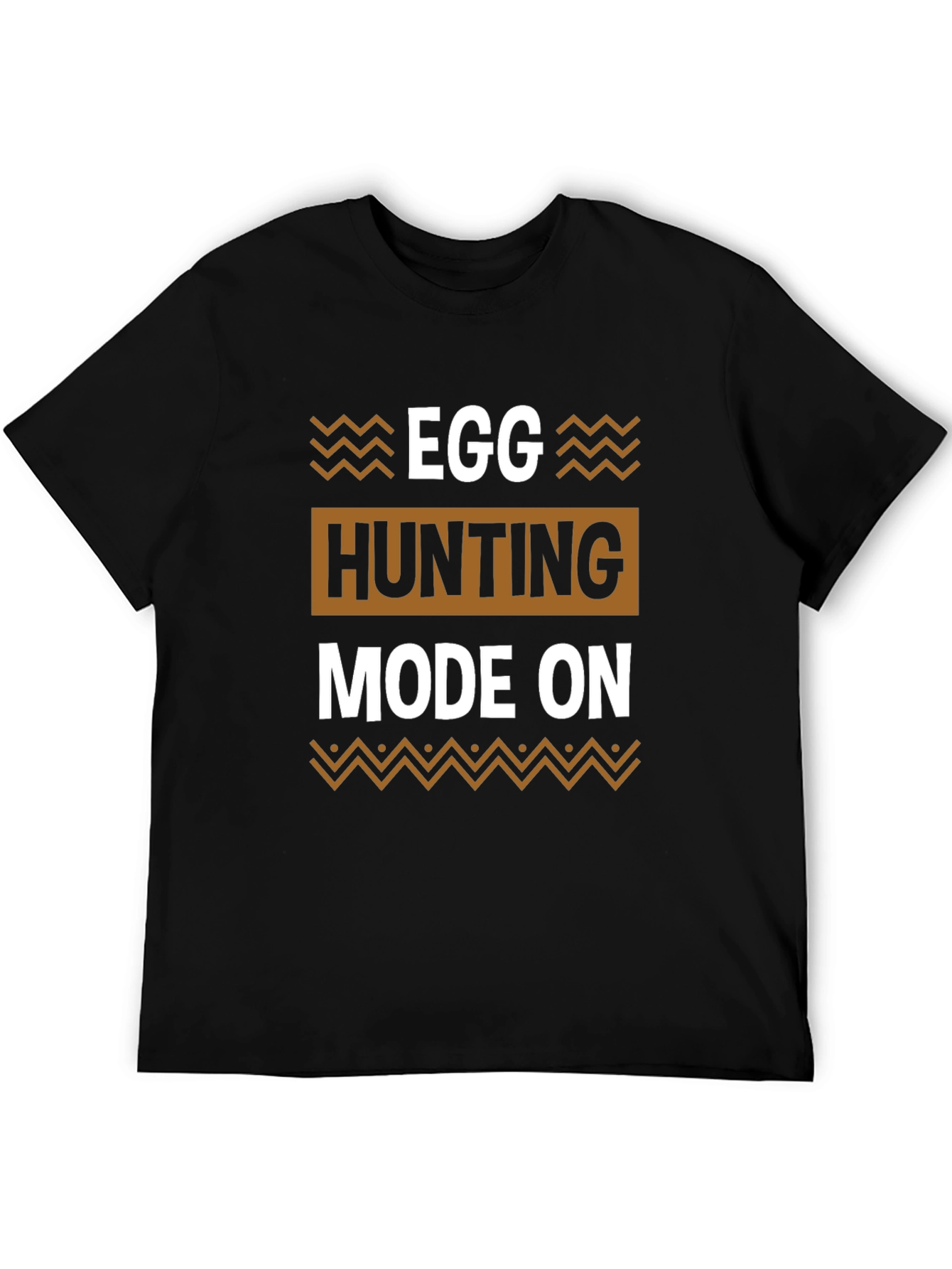 Egg Hunting Mode On Black Graphic Tee