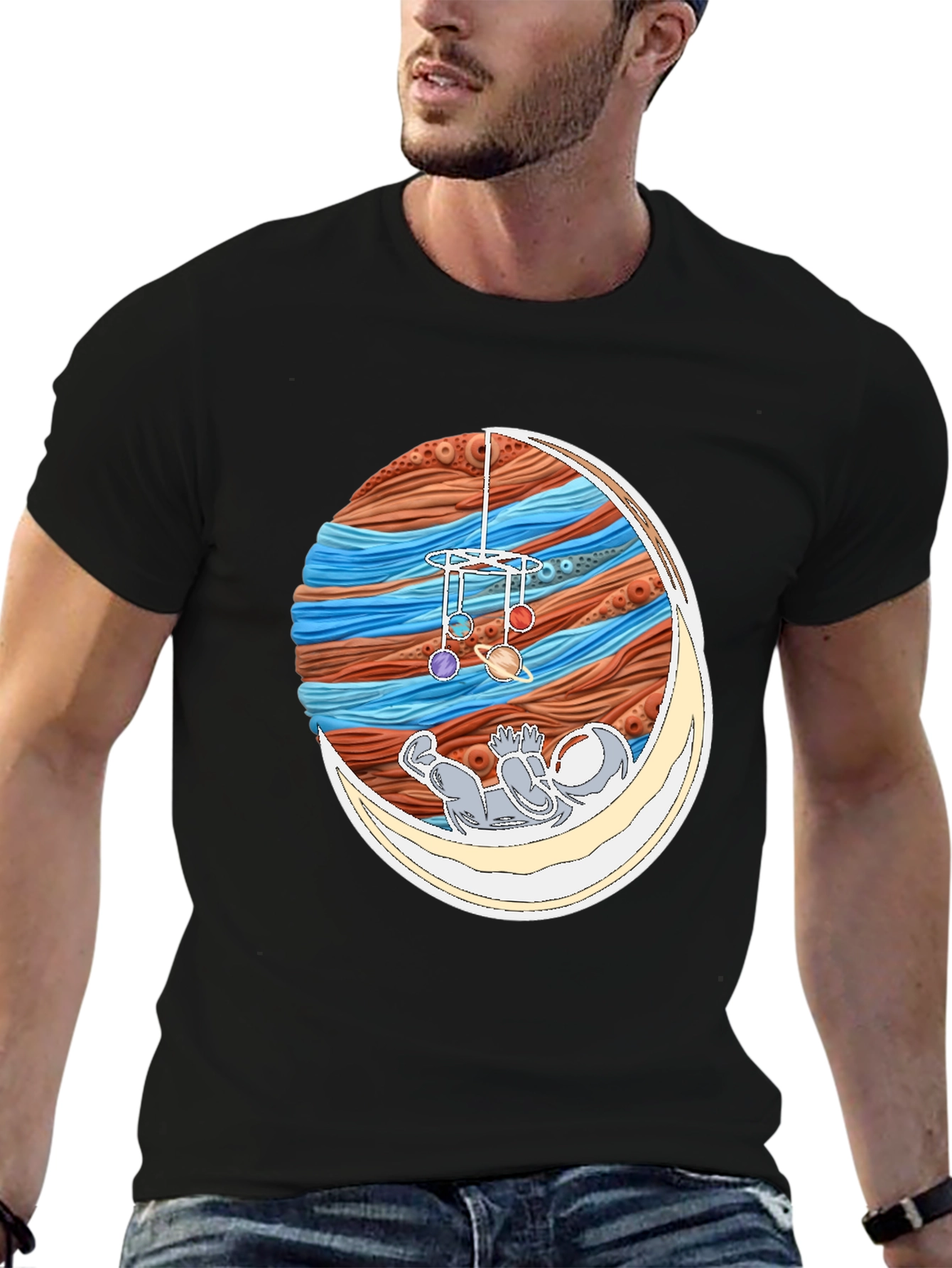 Astronaut Moon Nap T-Shirt