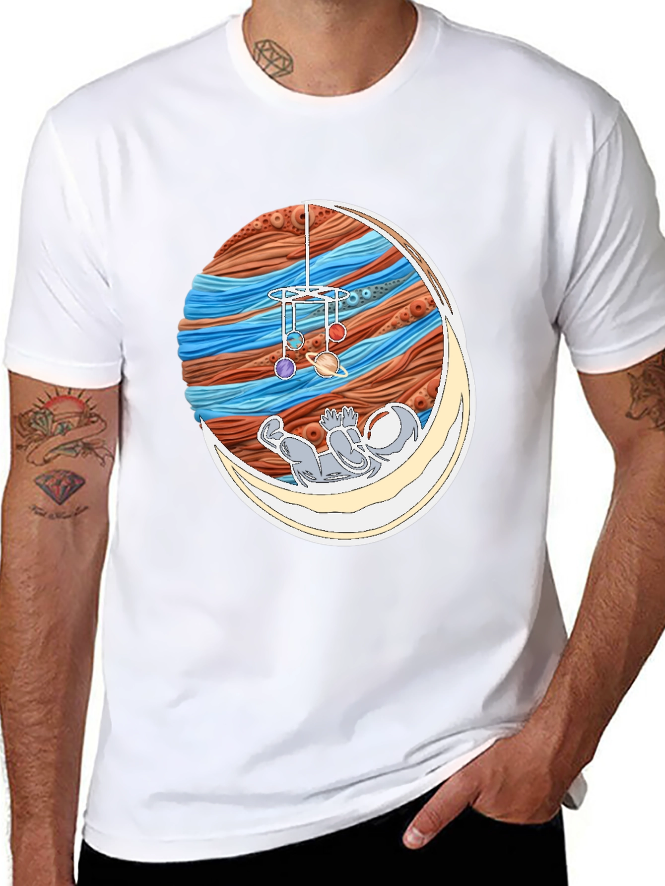 Astronaut Moon Nap T-Shirt