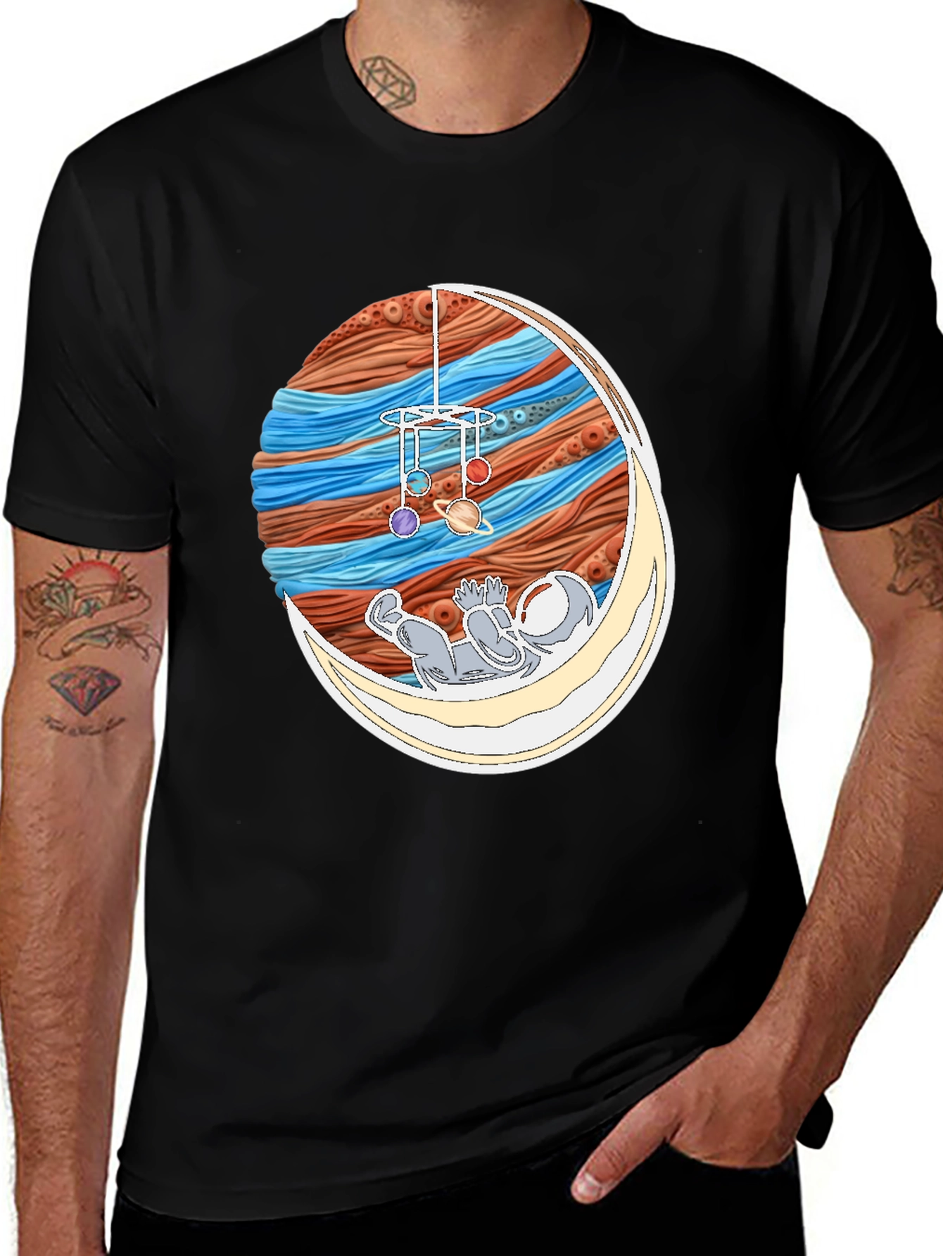 Astronaut Moon Nap T-Shirt