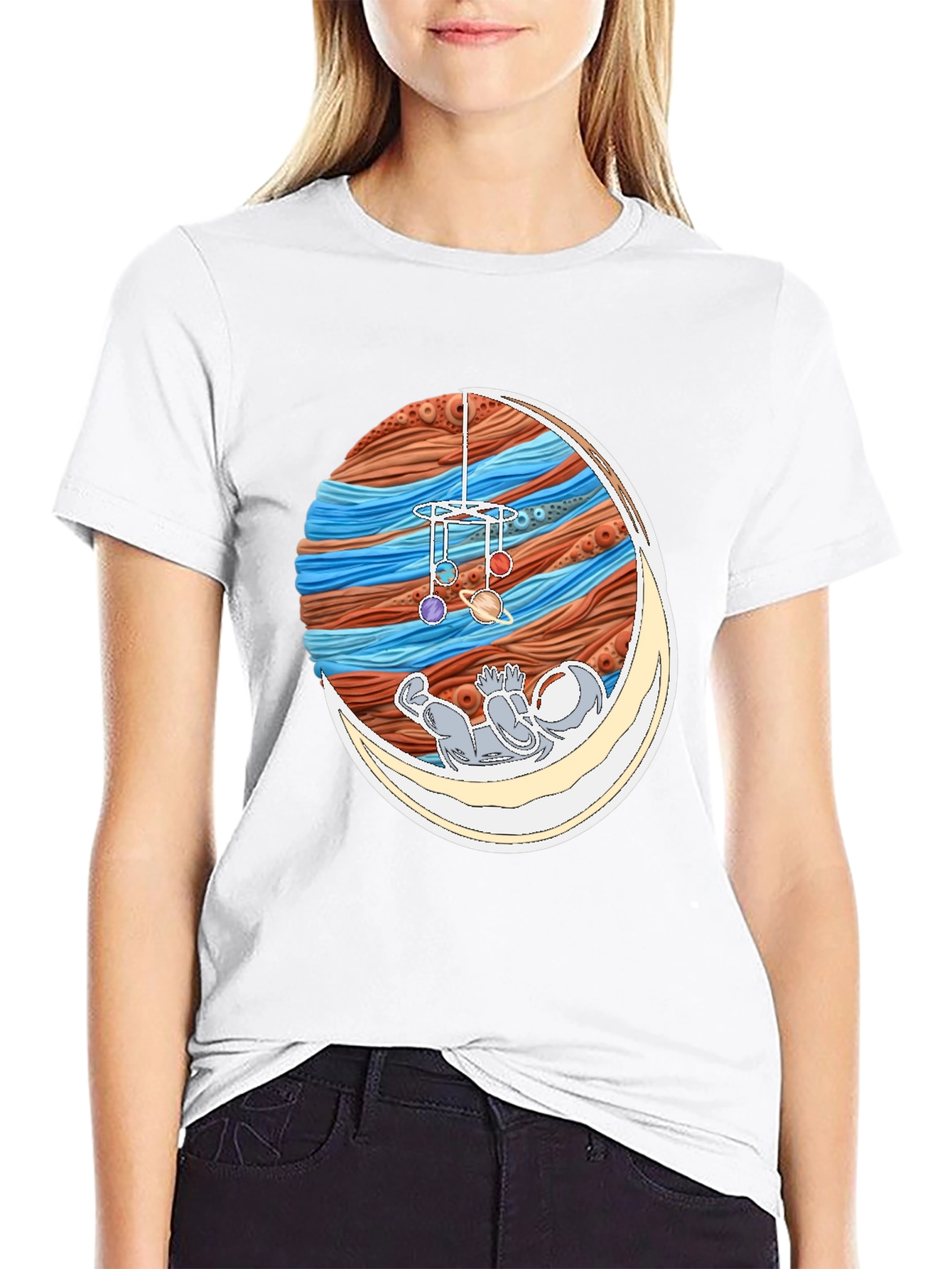 Astronaut Moon Nap T-Shirt