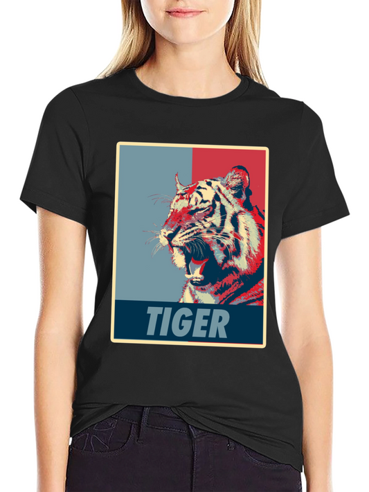Tiger Graphic Tee - Bold Animal Print Shirt