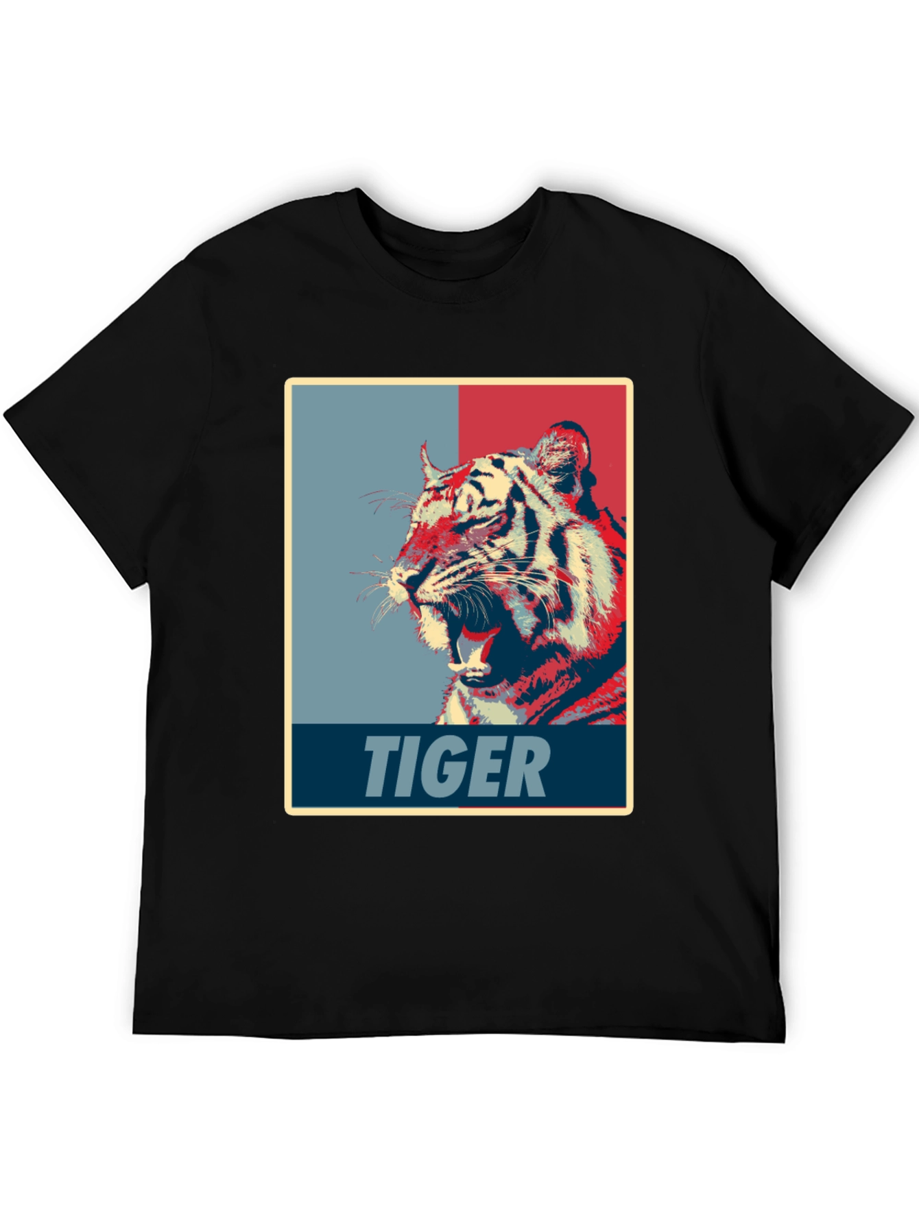 Tiger Graphic Tee - Bold Animal Print Shirt
