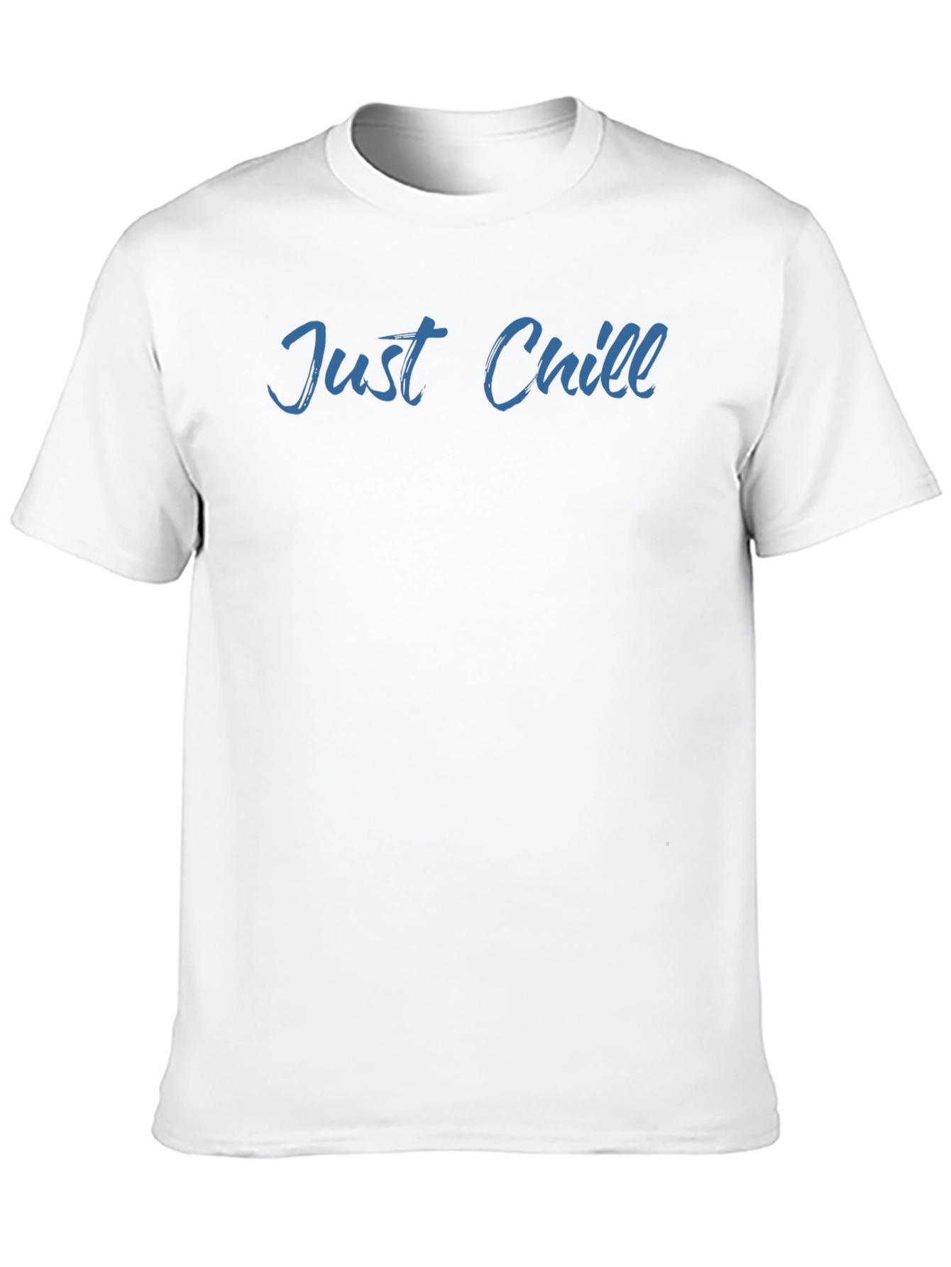 Just Chill Mens Black Graphic T-Shirt
