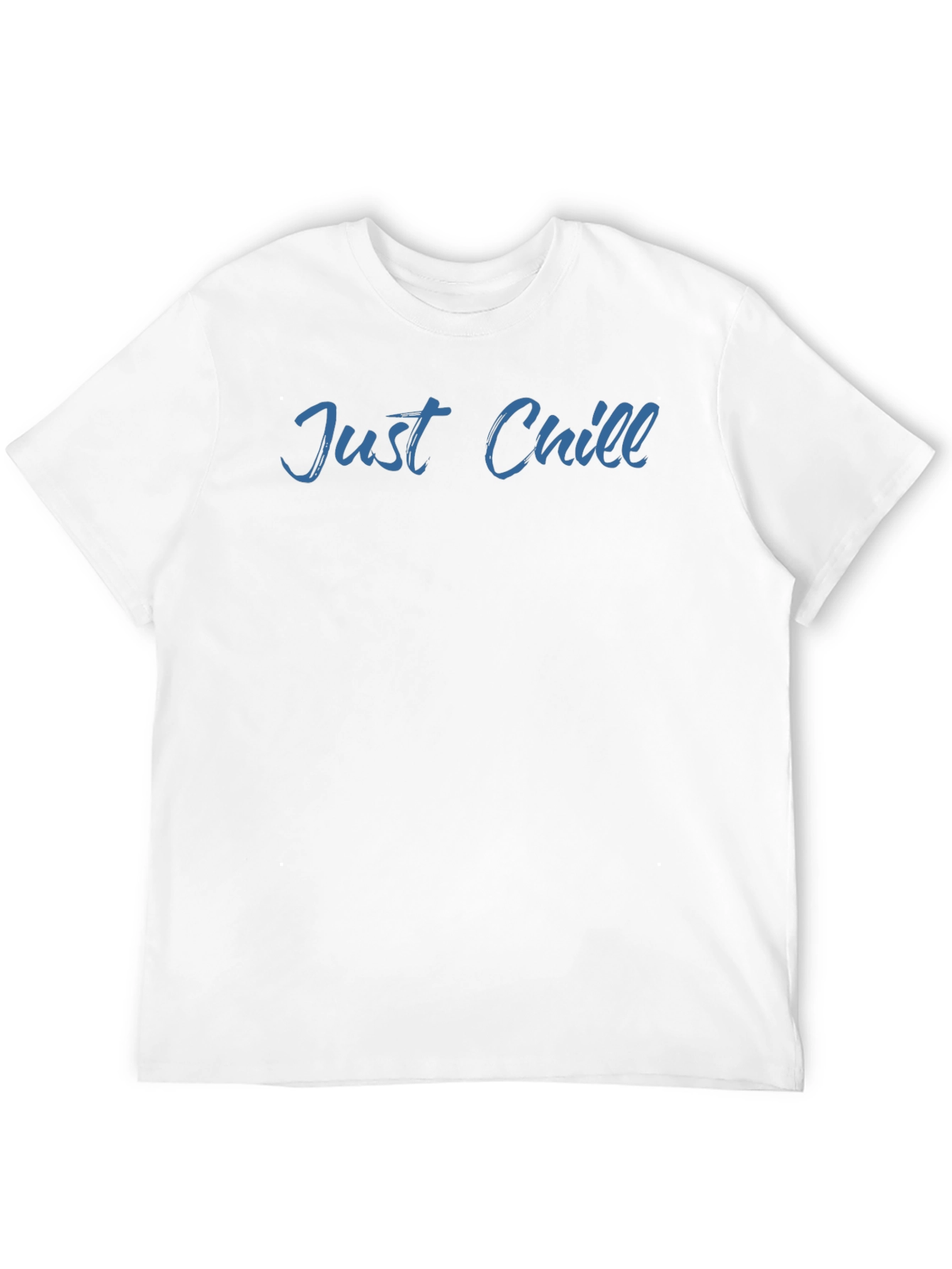 Just Chill Mens Black Graphic T-Shirt