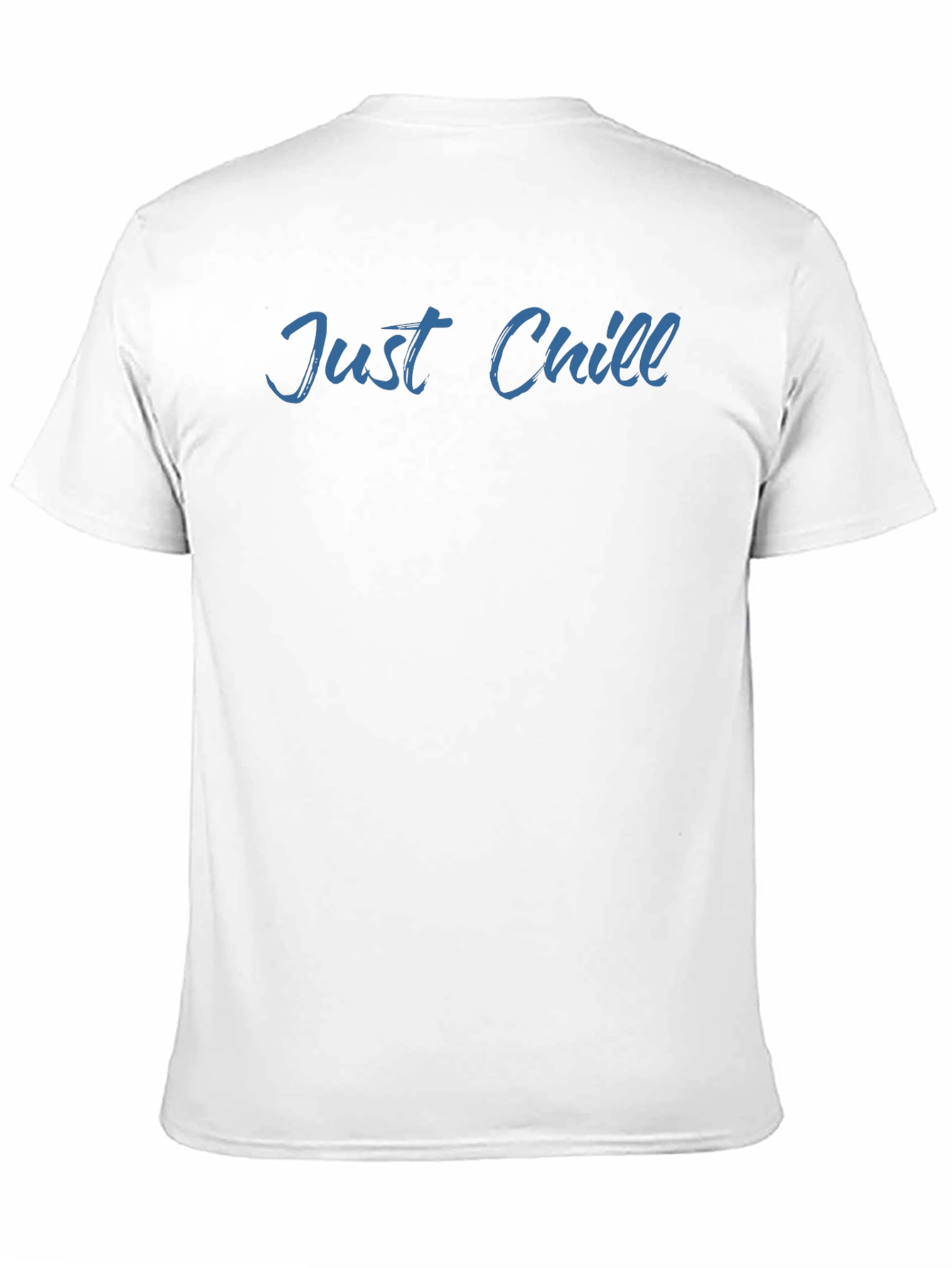 Just Chill Mens Black Graphic T-Shirt