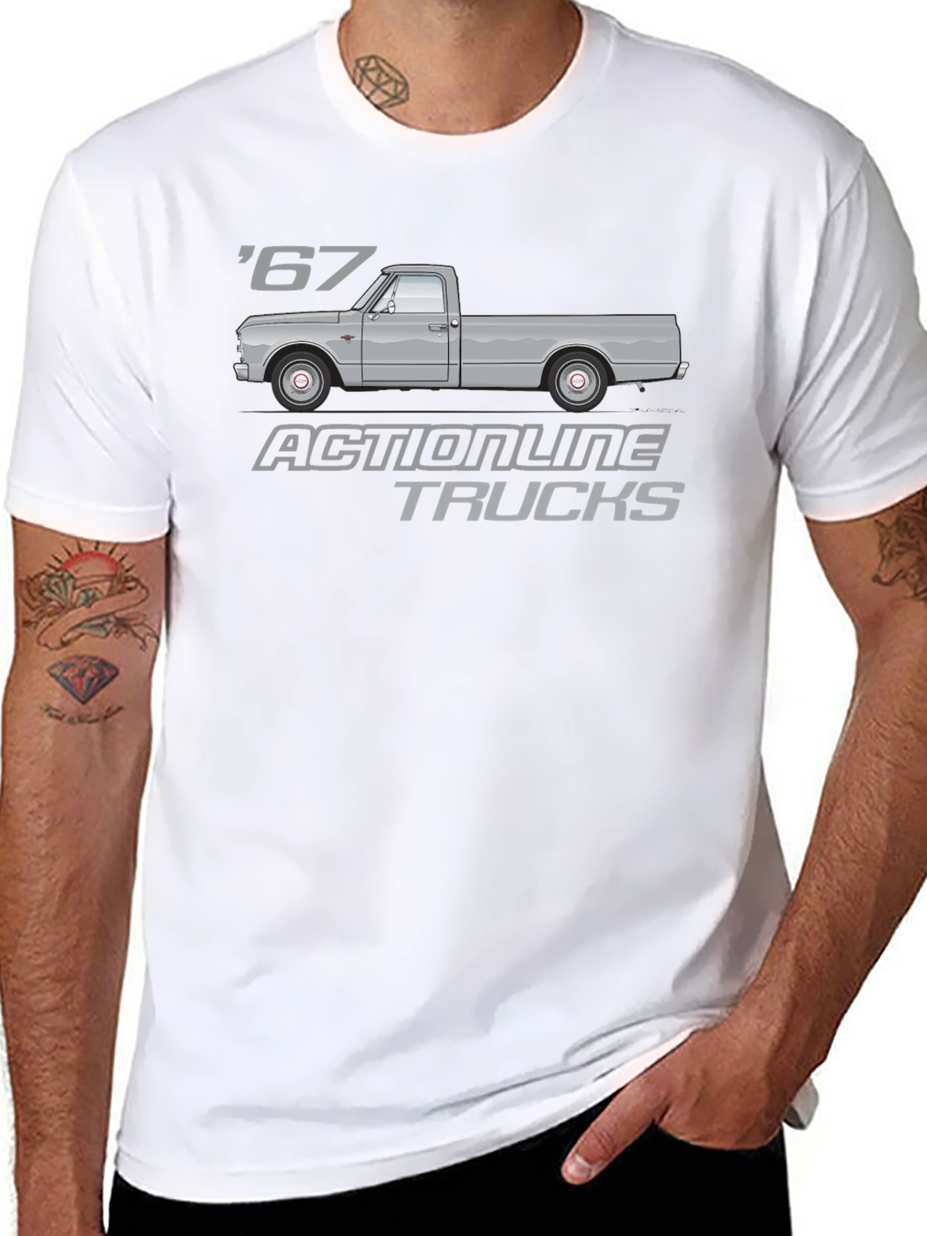 Actionline Trucks 67 Graphic Tee - Black