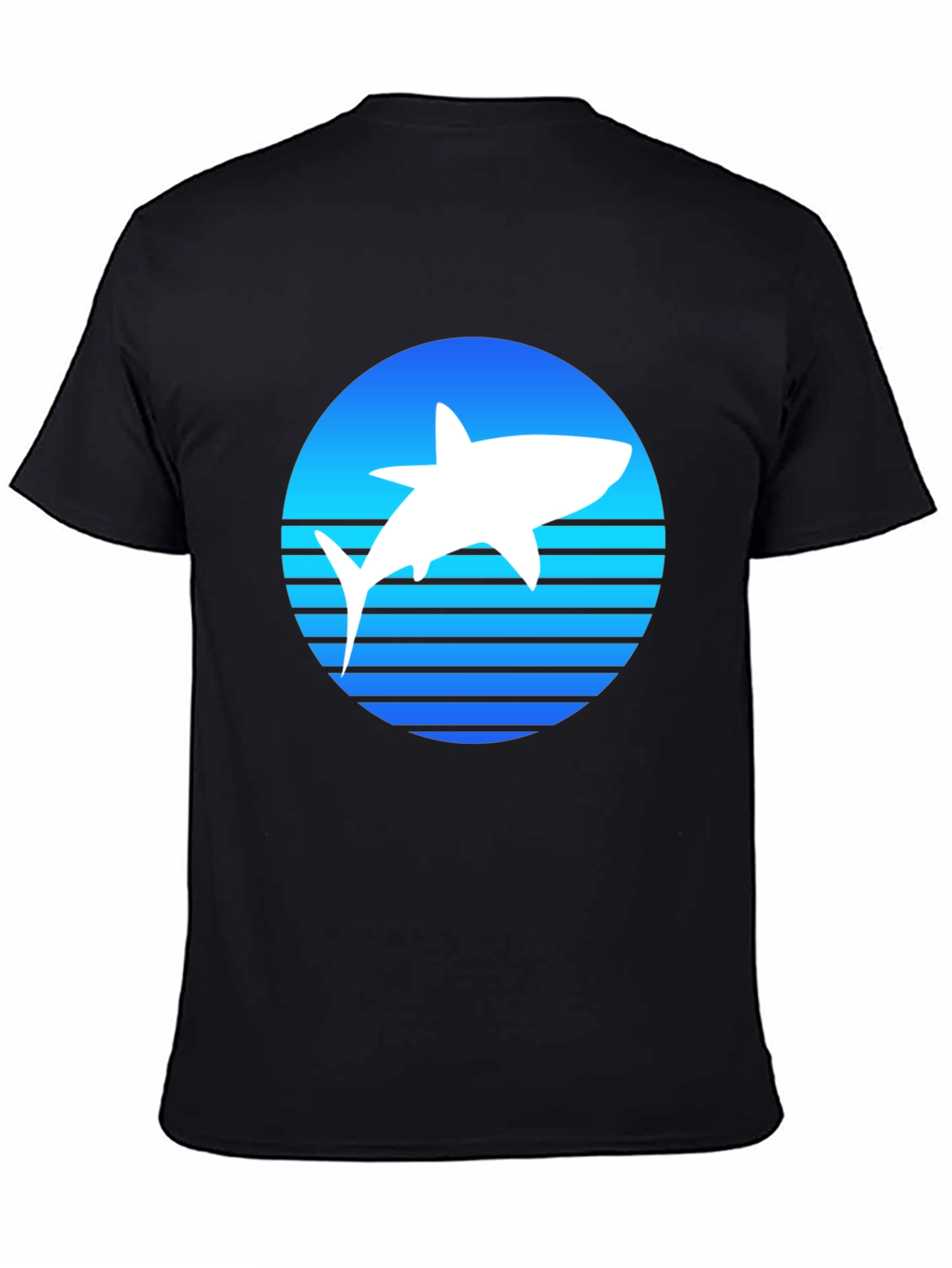 Shark Silhouette Graphic Tee