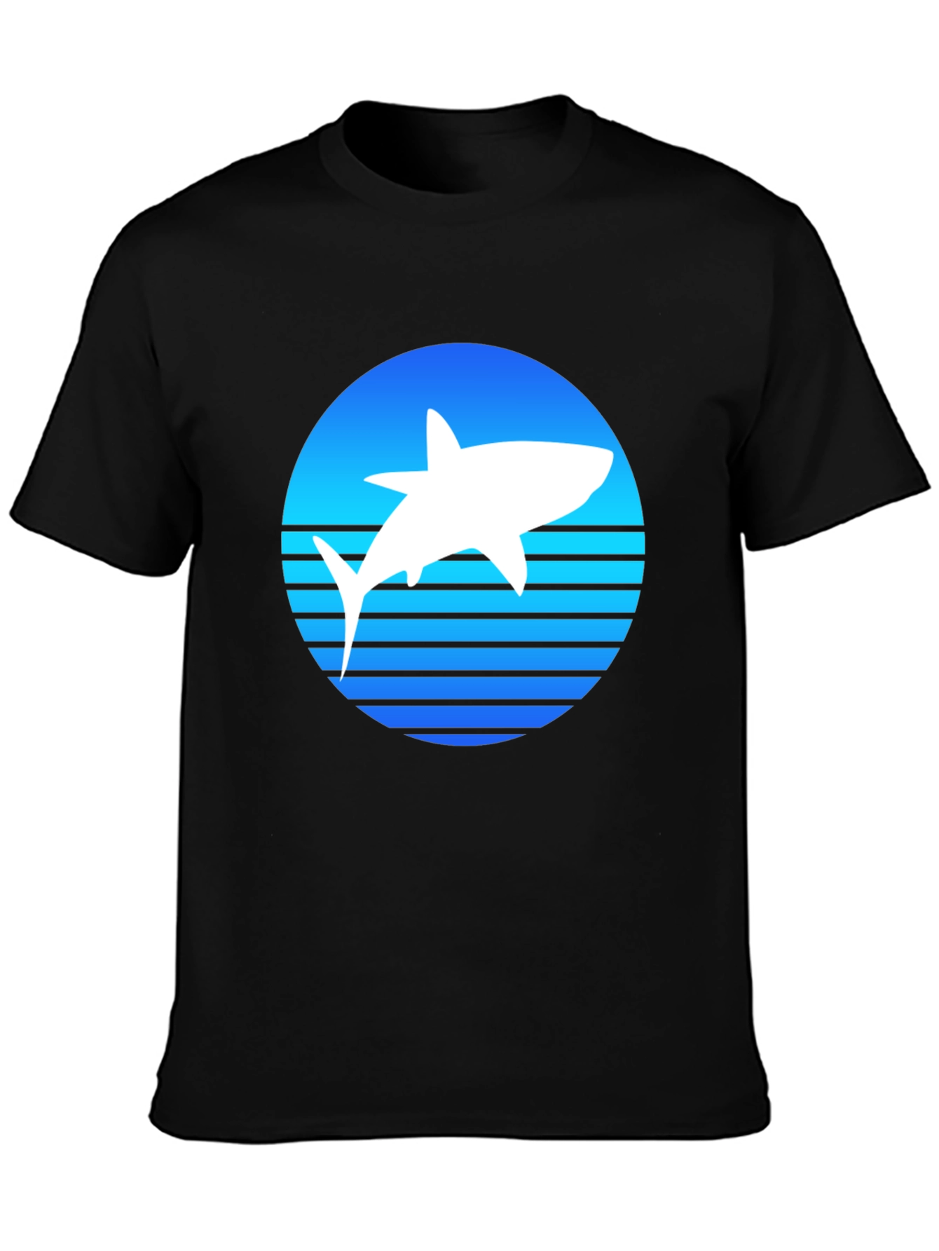 Shark Silhouette Graphic Tee
