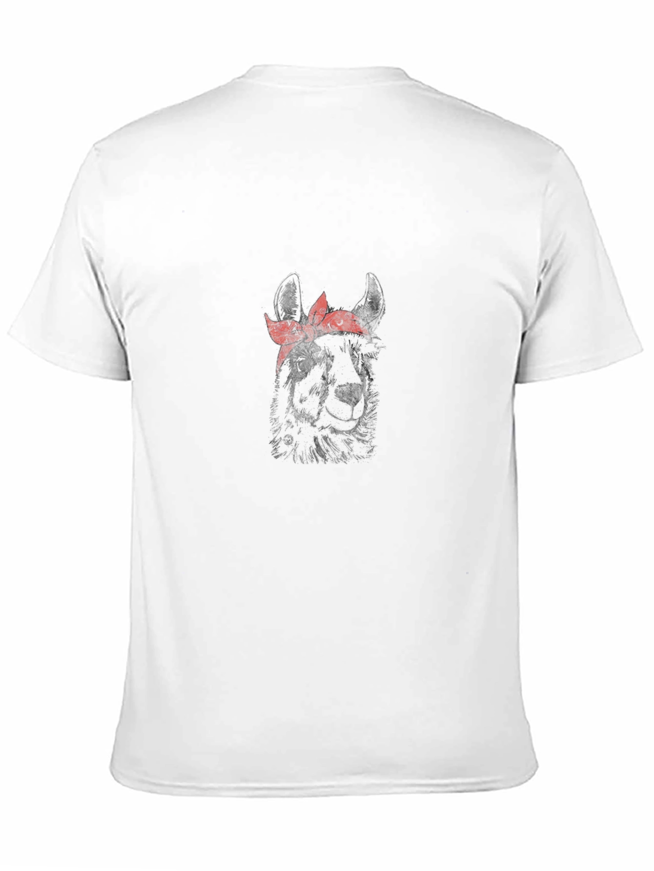 Llama Bandana Graphic Tee - Cool Casual T-Shirt