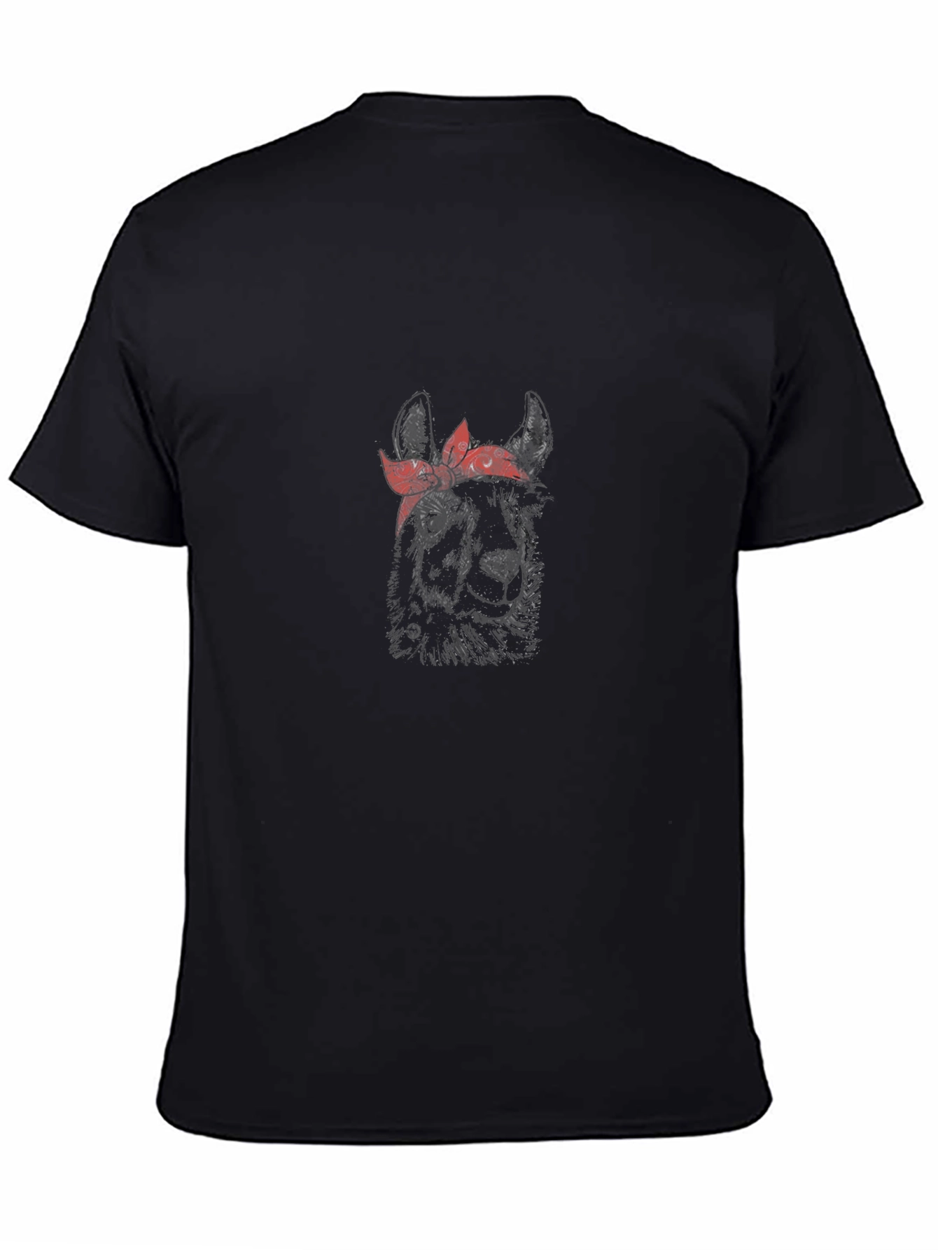 Llama Bandana Graphic Tee - Cool Casual T-Shirt